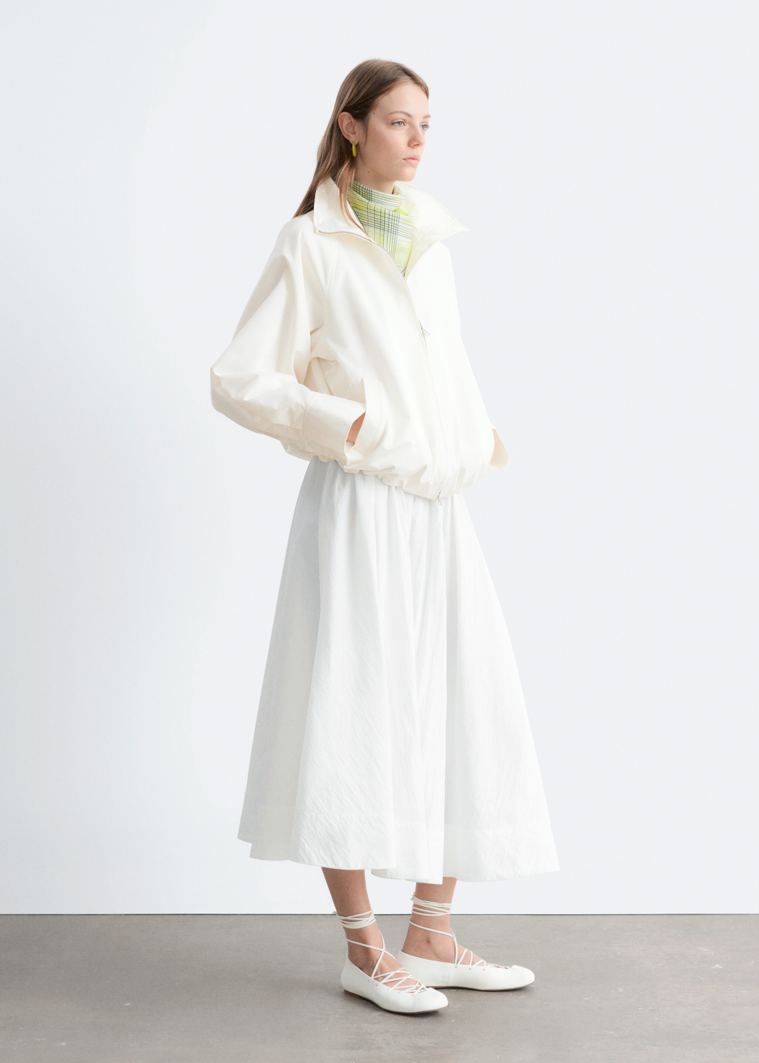 & Other Stories ZIP-UP TWILL JACKET