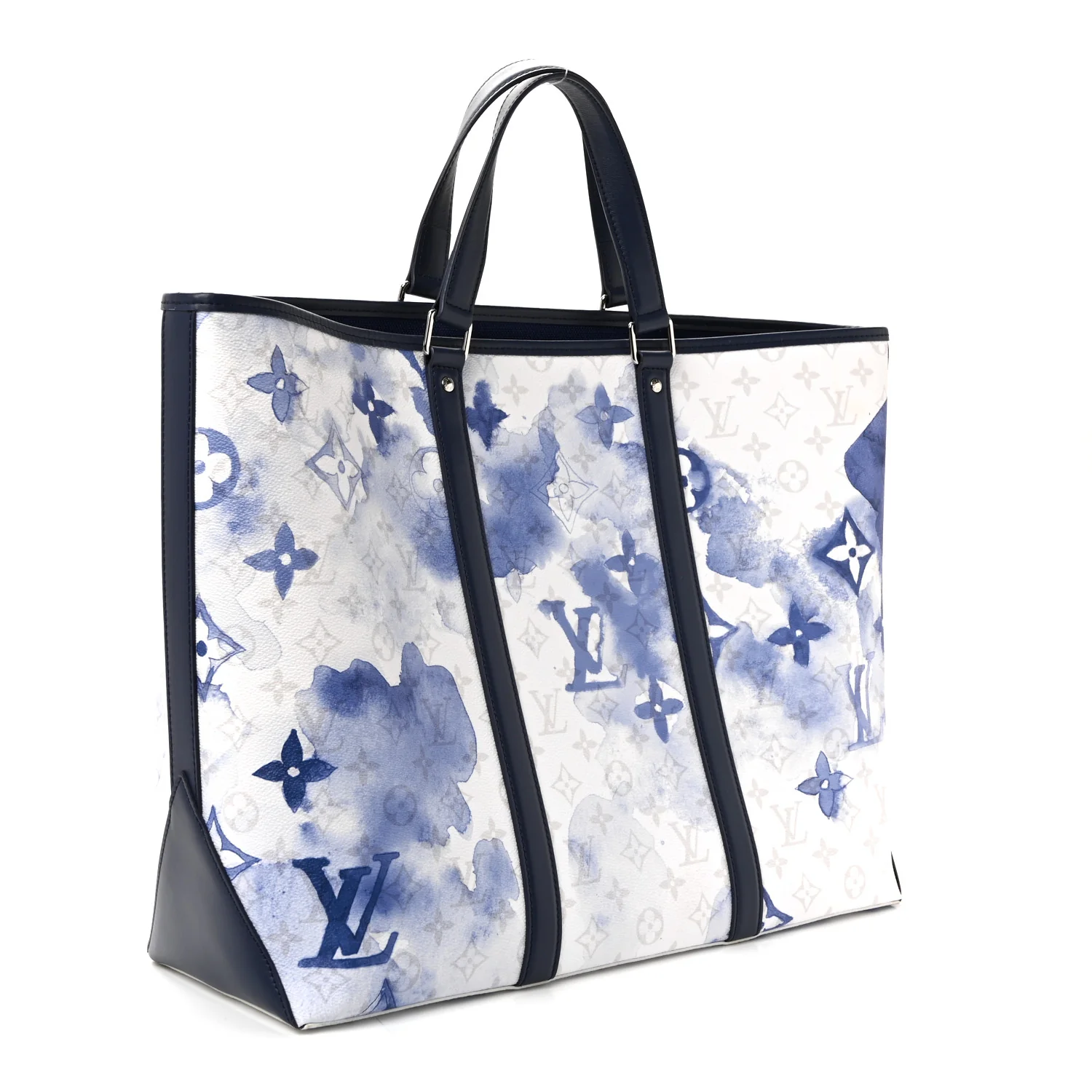 Monogram Watercolor New Tote GM Blue - Top Club