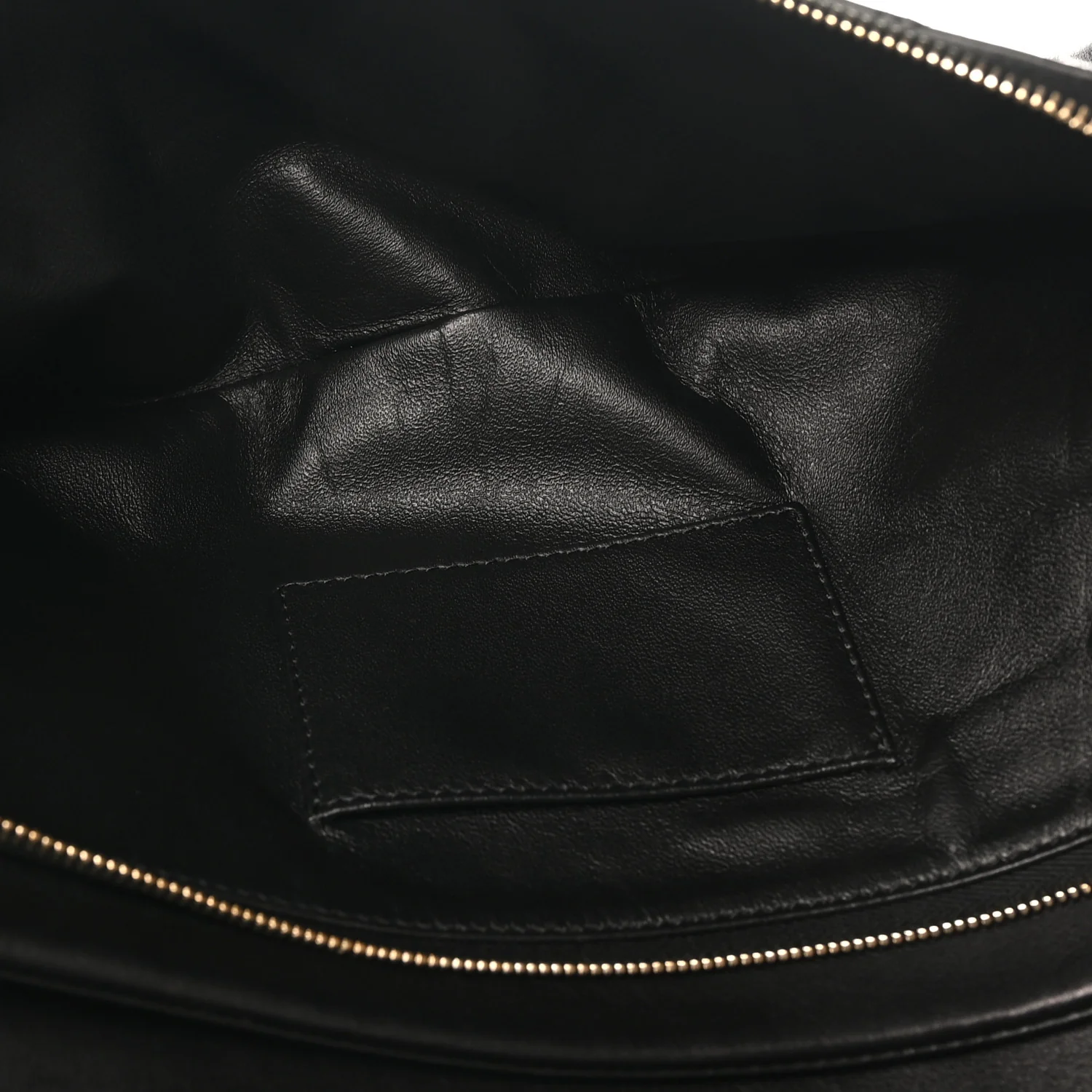 Calfskin Stitched Thin City Clutch Black - Top Club
