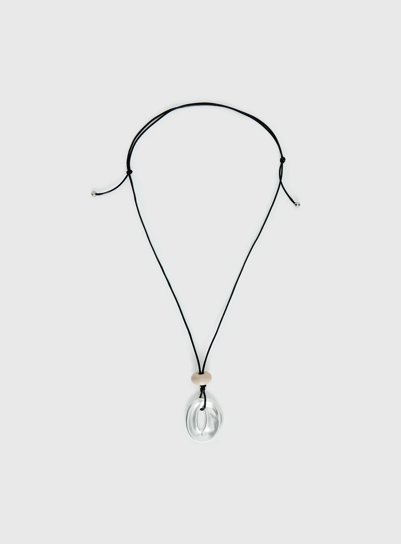 Notting Hill Long Necklace Silver