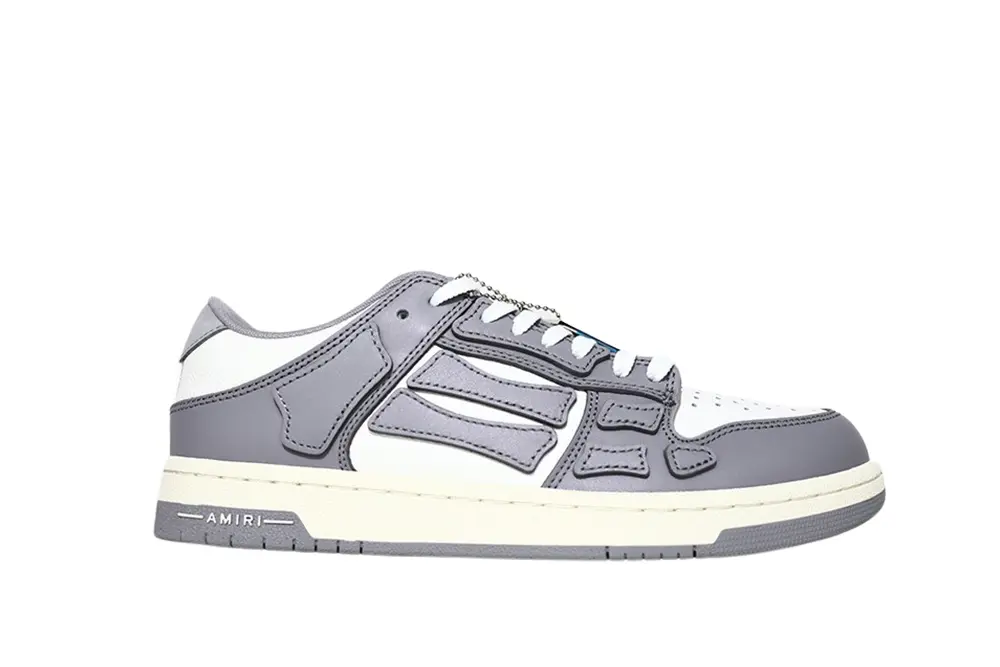 Amiri Skel Top Low   White Gray  2021 - Sneaker Replica Workshop