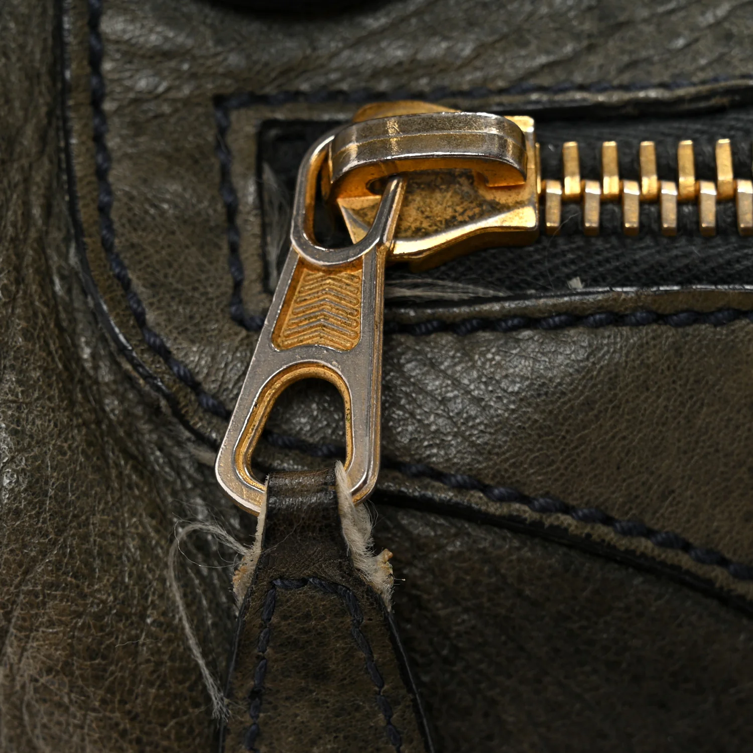 Agneau Giant 21 Gold Hardware Work Anthracite - Top Club