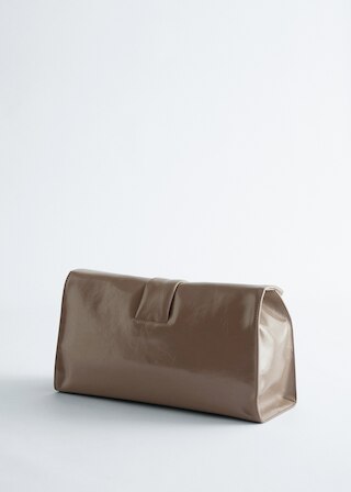& Other Stories SOFT LEATHER CLUTCH