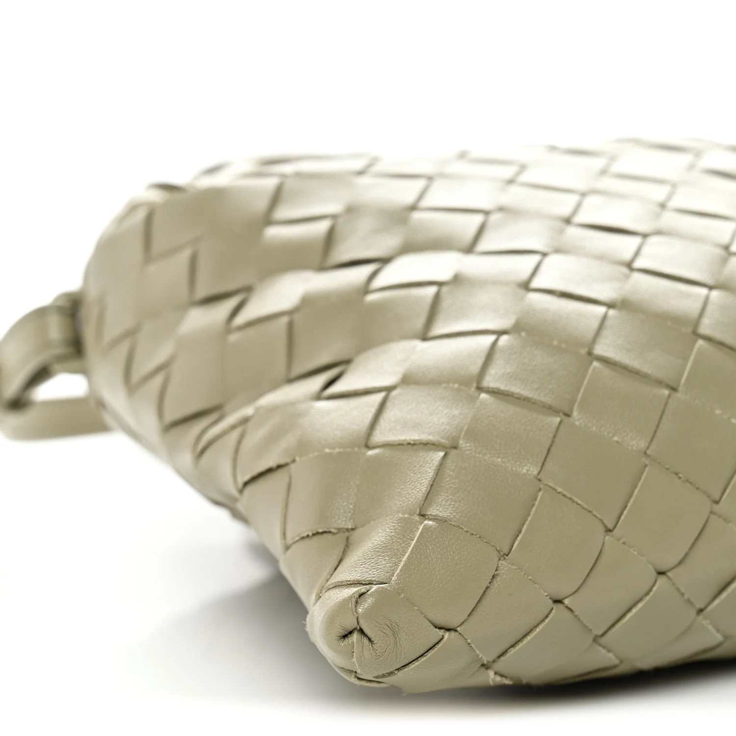Calfskin Intrecciato Mini Hop Travertine - Top Club