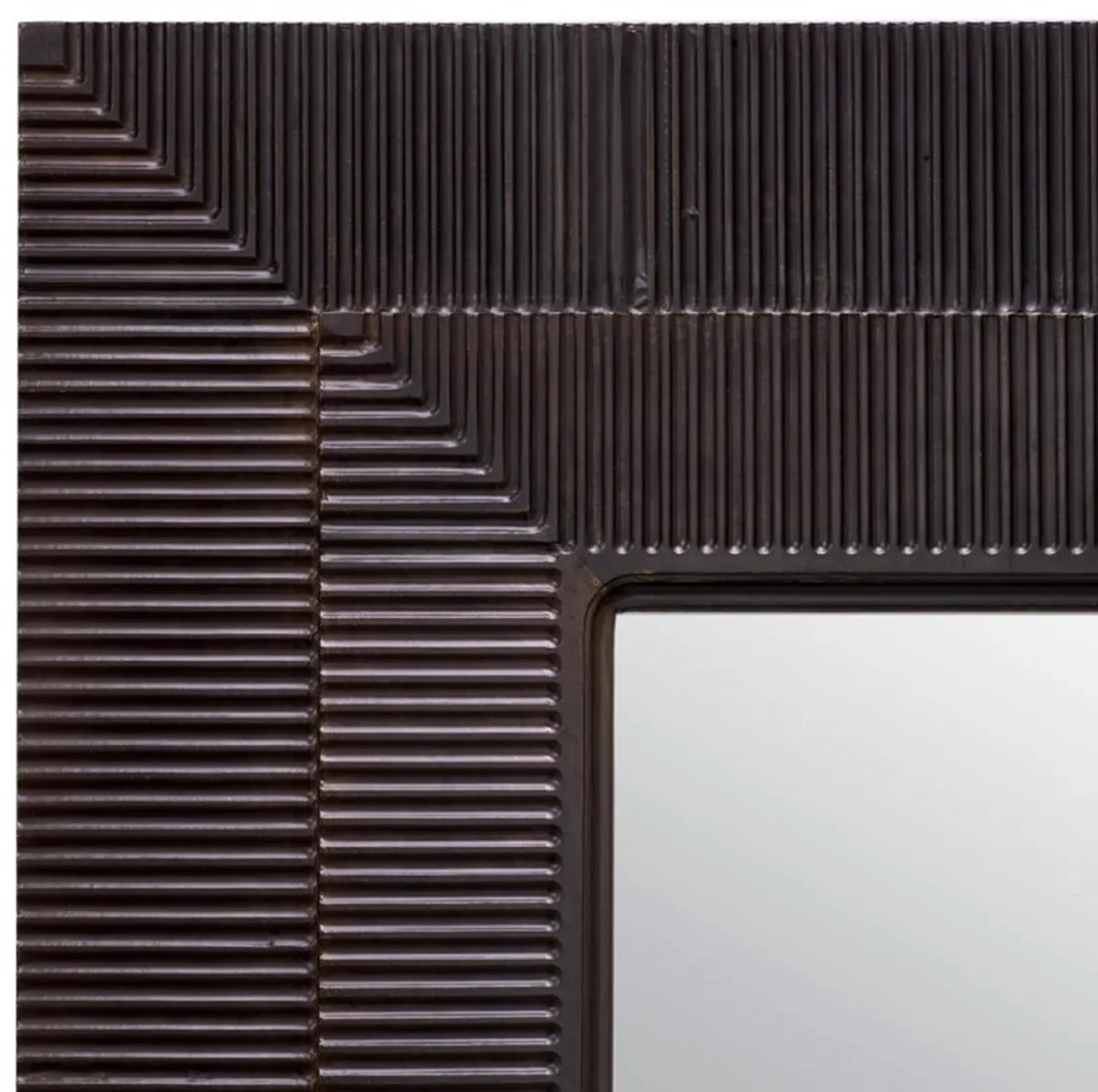 Luxury wall mirror brass with bronze finish H. 220 cm, W. 80 cm, D. 2.5 cm