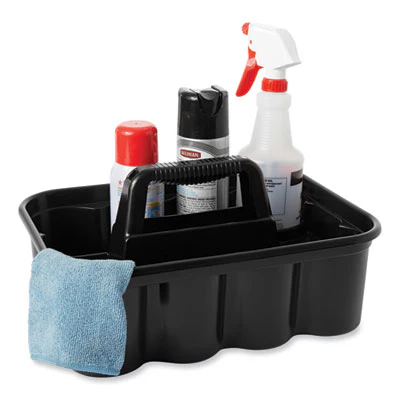BLACK PLASTIC CARRY CADDY ( 3154 ) - Victorias Cleaning and Janitor