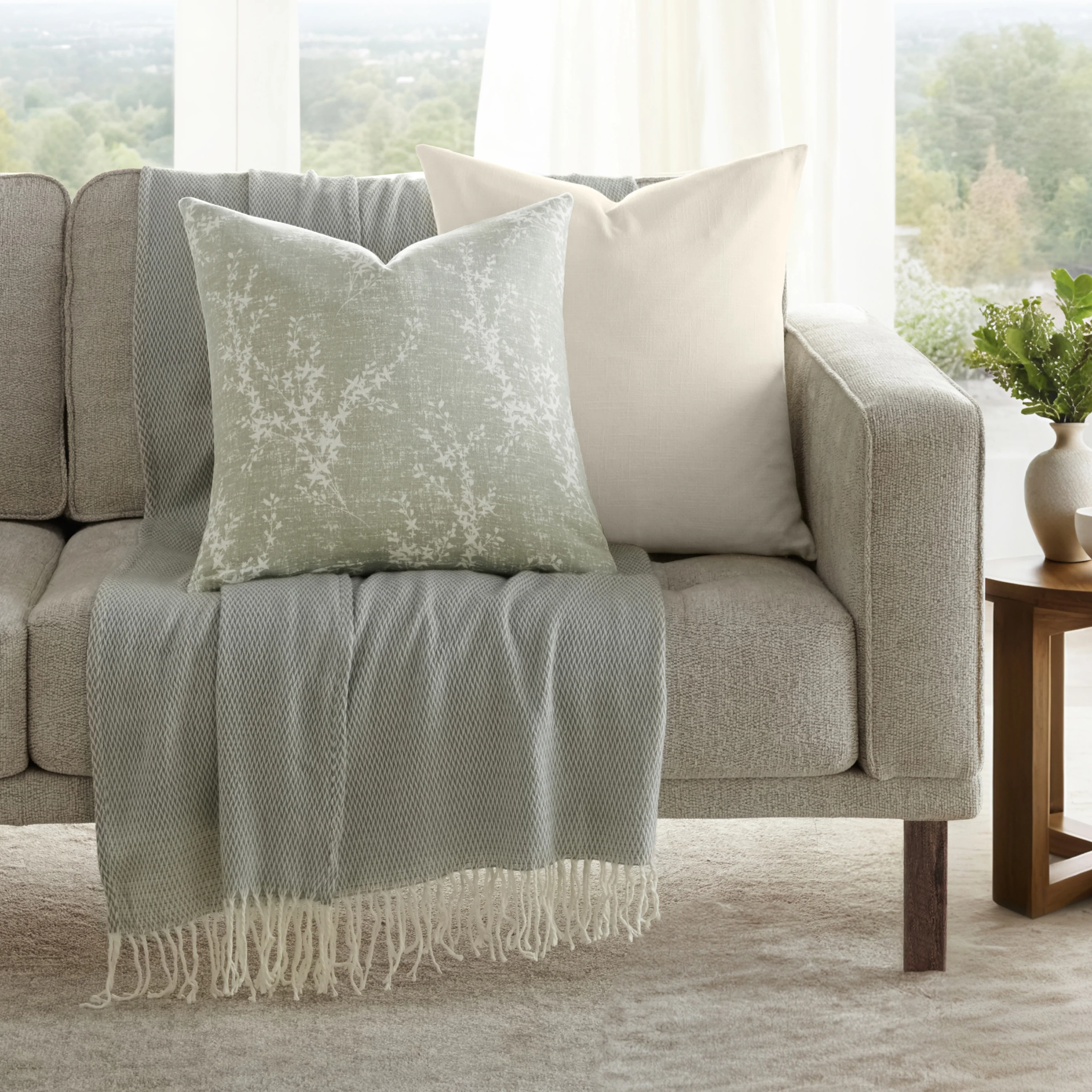 2-Pack Willow Décor Throw Pillows