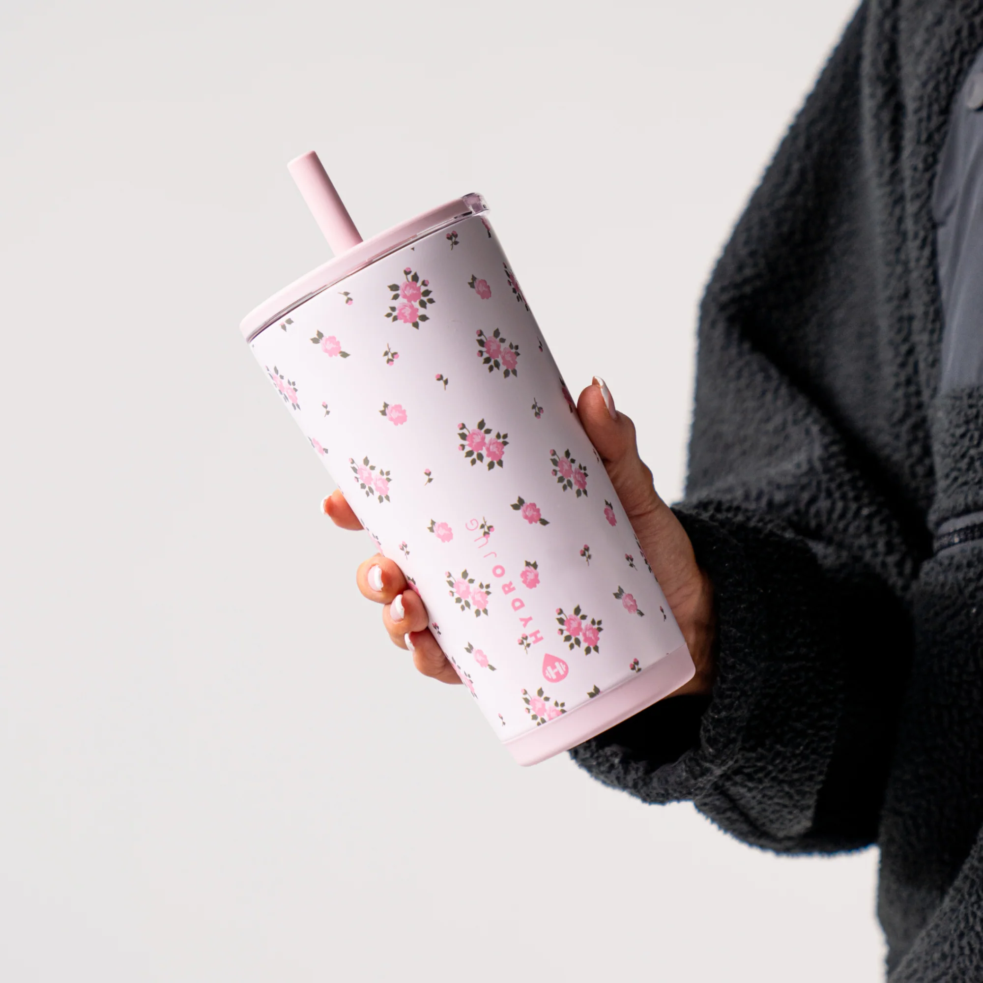 Everyday Tumbler 20oz FreeSip® Stainless Steel Water Bottle - Wildrose