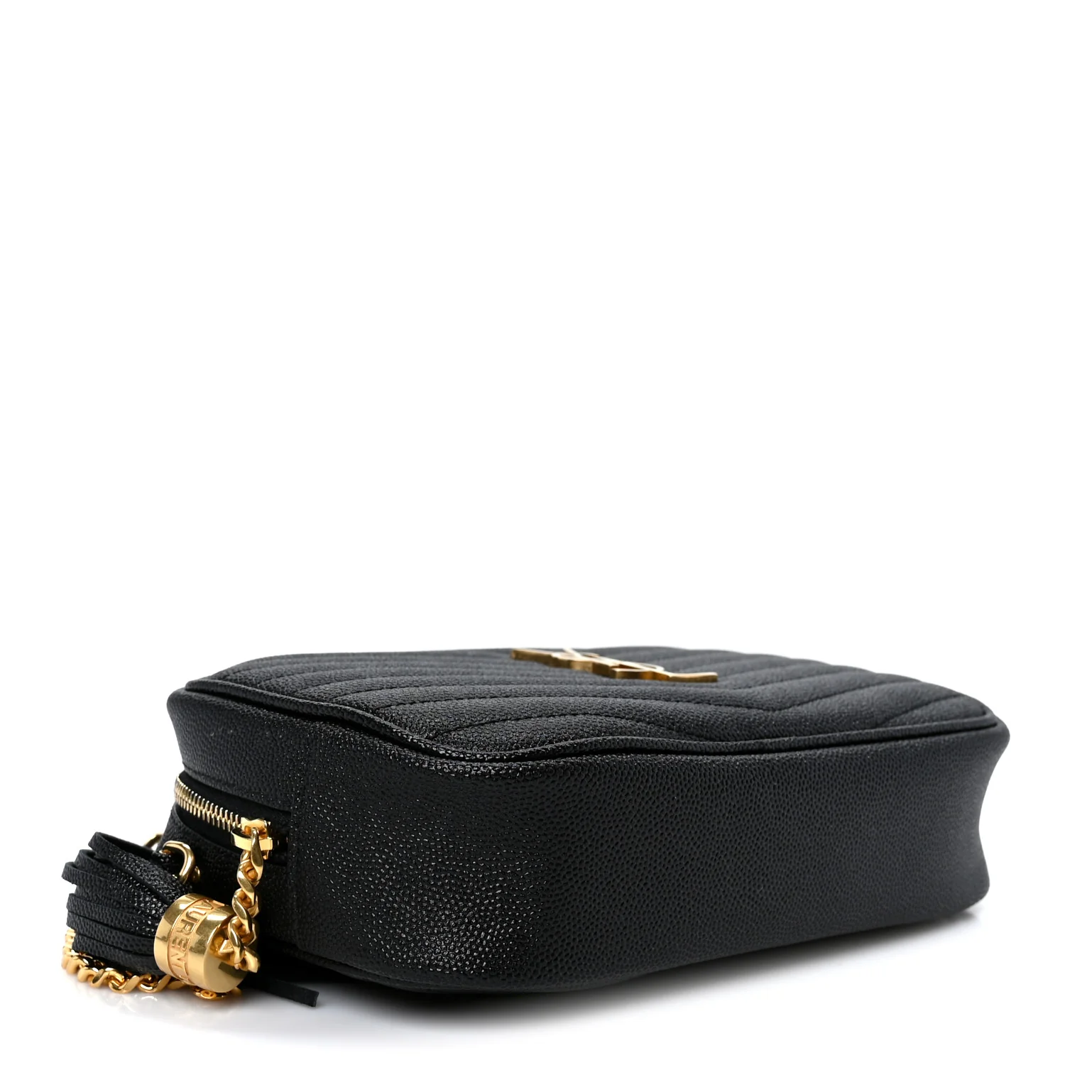 Grain De Poudre Matelasse Monogram Mini Lou Camera Bag Black - Top Club