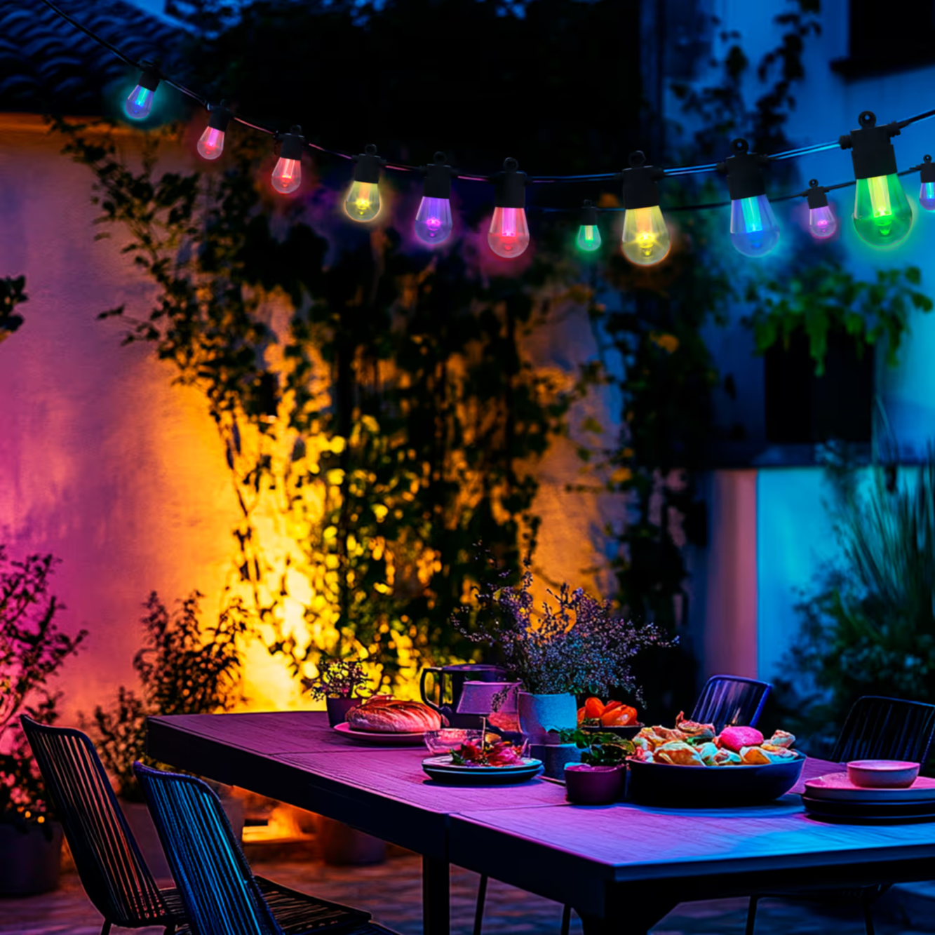 CALEX PARTY LIGHTS NR. 2 - 10-LICHTS, RGBIC & CCT