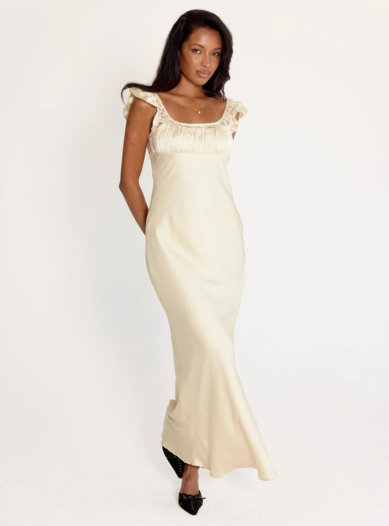 Adelie Maxi Dress Champagne