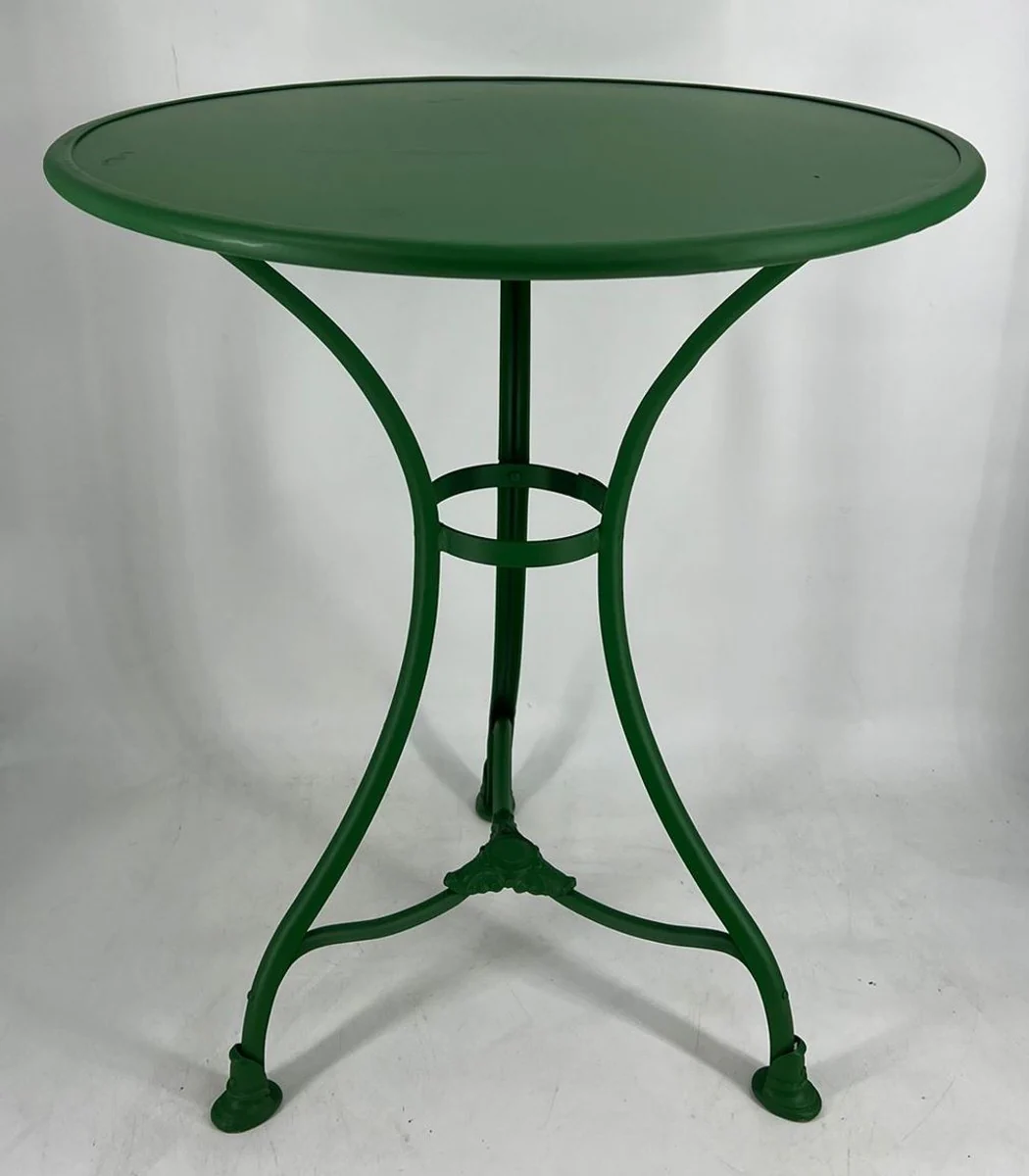 Art Nouveau garden table green Ø 60 x H. 70 cm - Nostalgic garden furniture