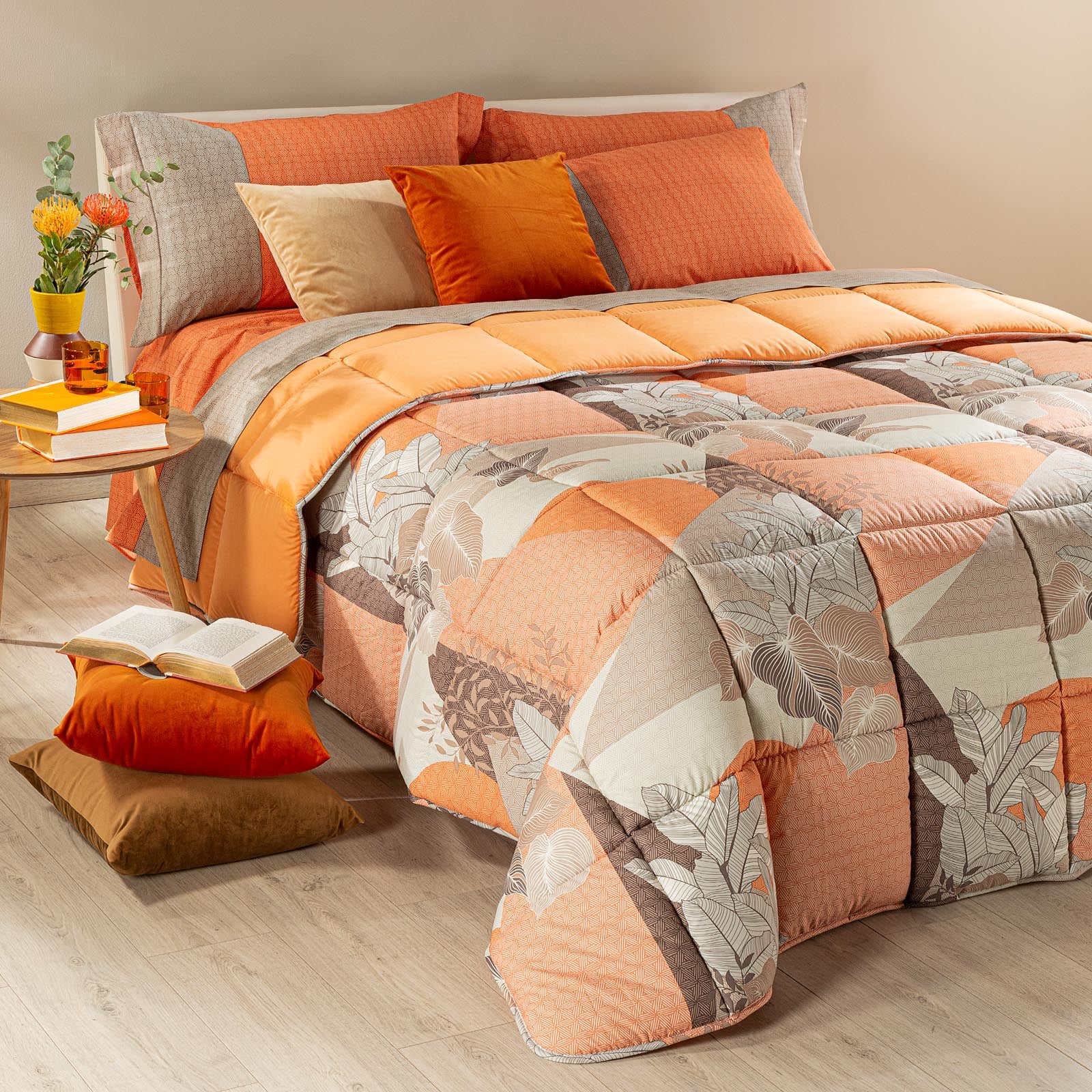 Single AMBRA Modern single microfiber quilt