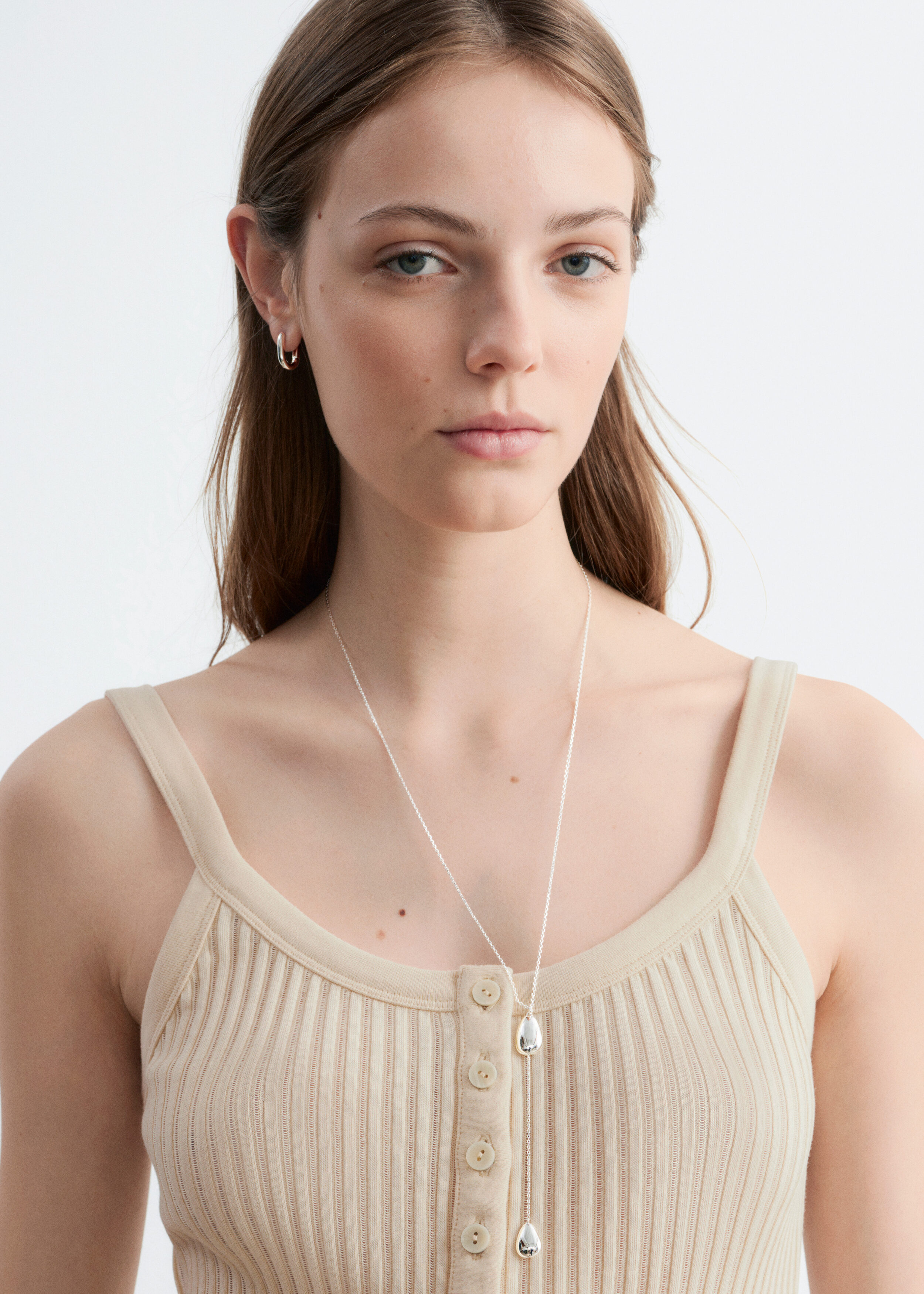 & Other Stories SCALLOPED TANK TOP