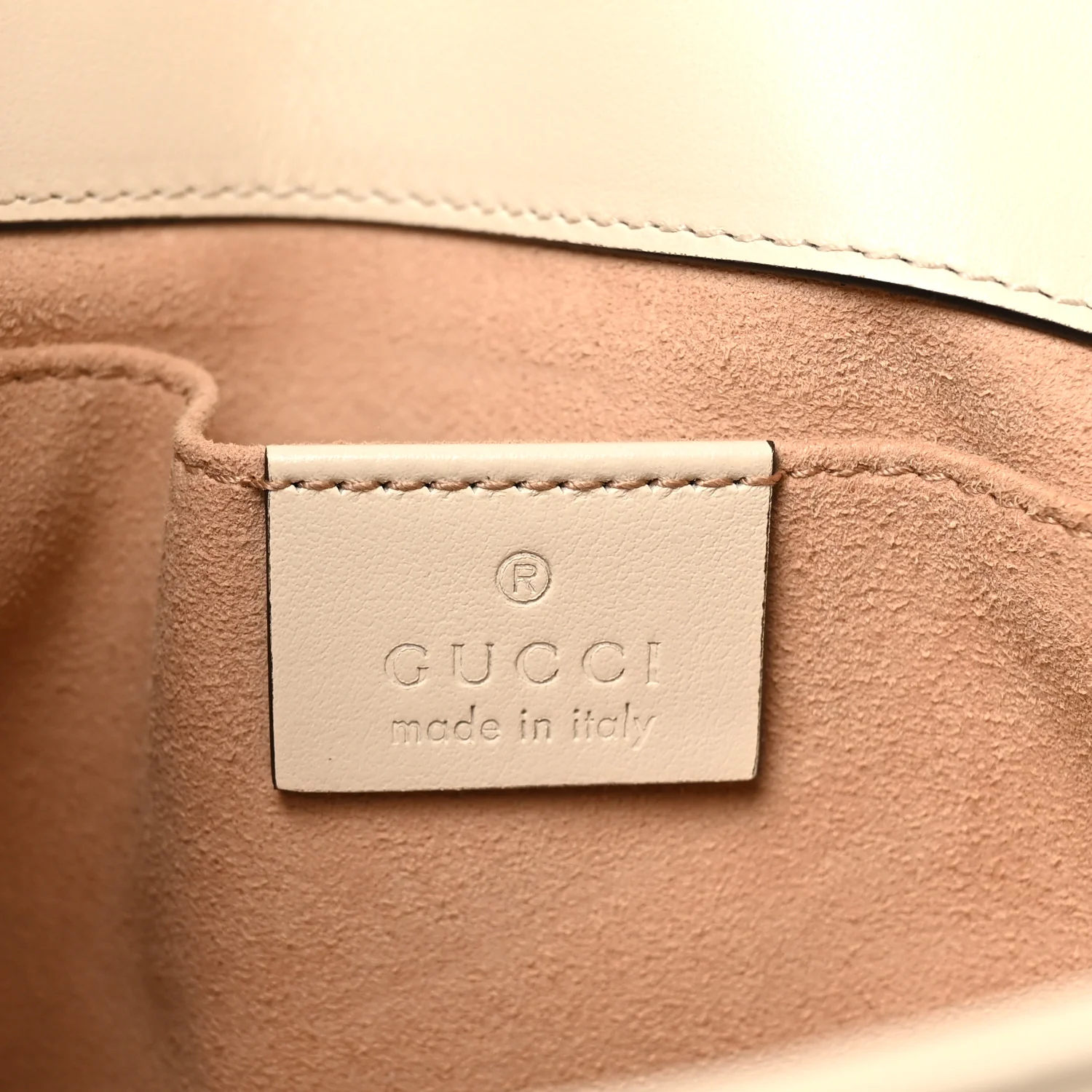 Calfskin Matelasse Mini GG Marmont Shoulder Bag White - Top Club