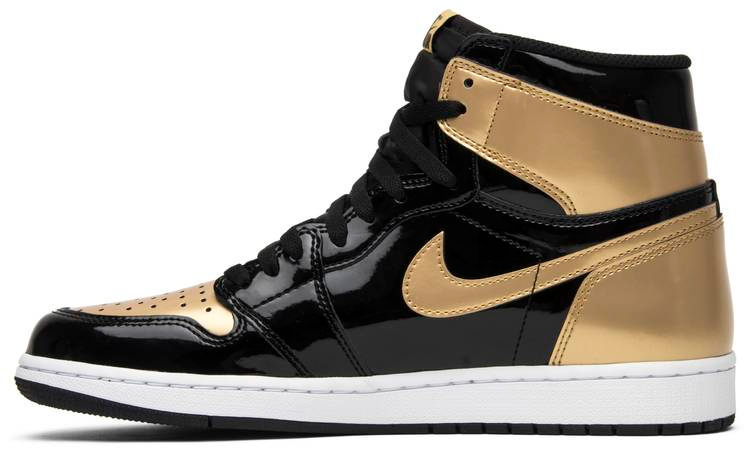 Air Jordan 1 Retro High OG NRG  Gold Toe  861428-007 - Sneaker Replica Workshop