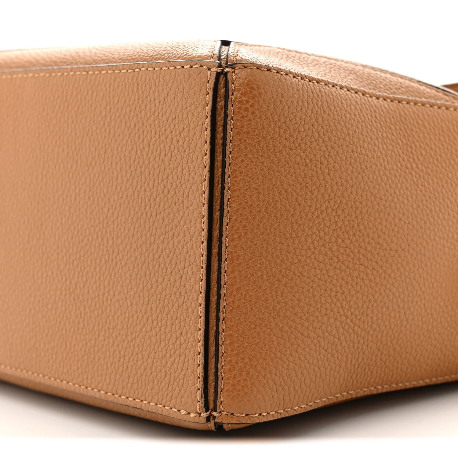 Grained Calfskin Small Puzzle Bag Tan - Top Club