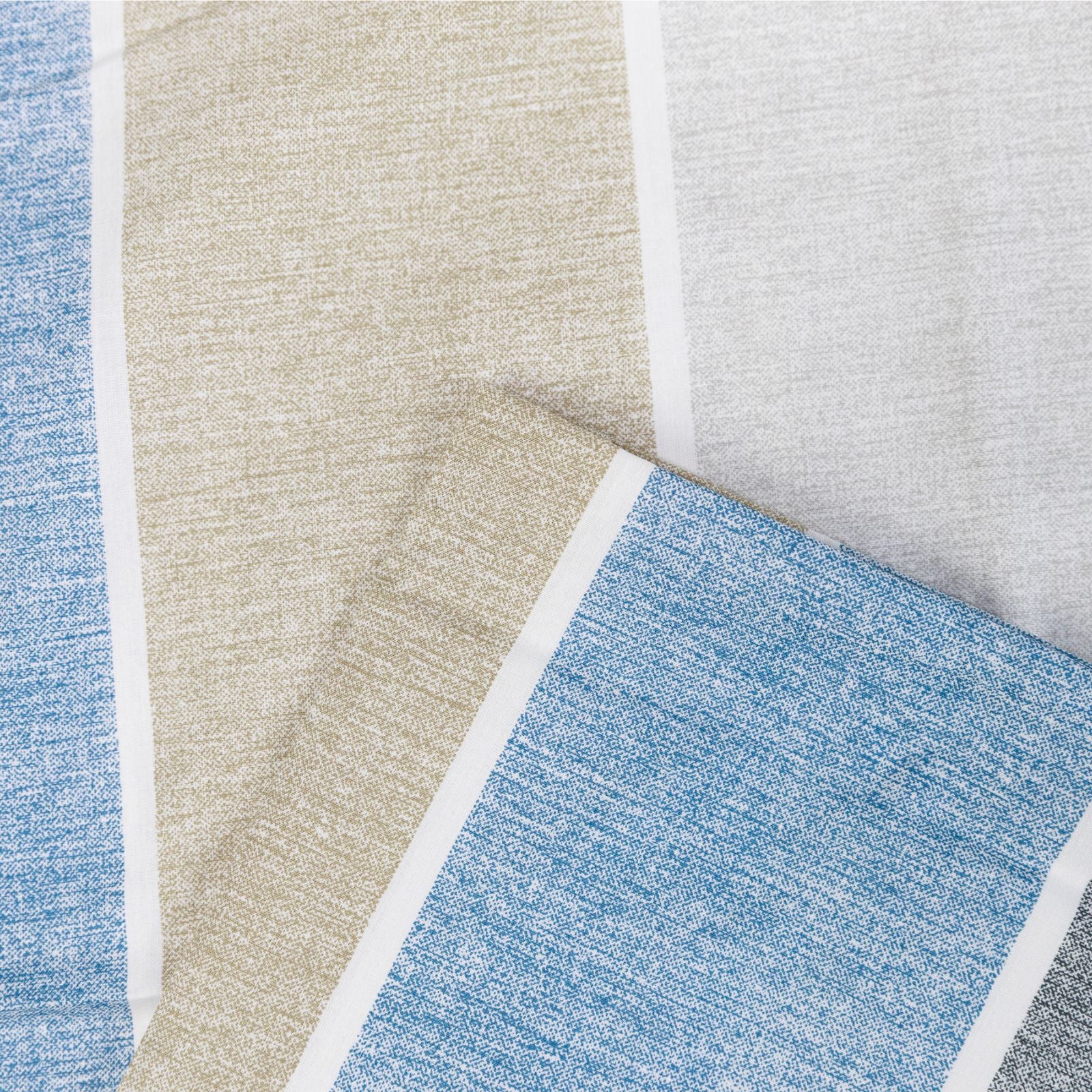 Completo Copripiumino In Percalle Cortina Piazza E Mezza