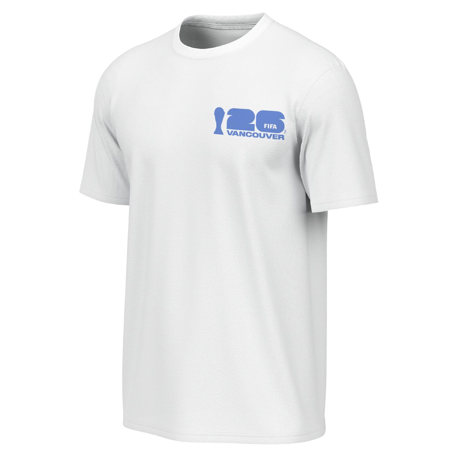2026 World Cup Vancouver Poster White T-Shirt [FRE] - Unisex