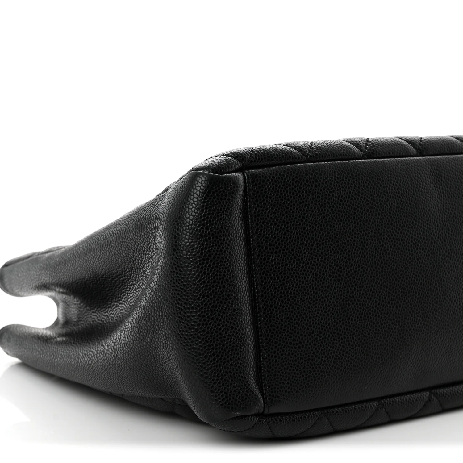 Caviar Quilted Grand Shopping Tote GST Black - Top Club