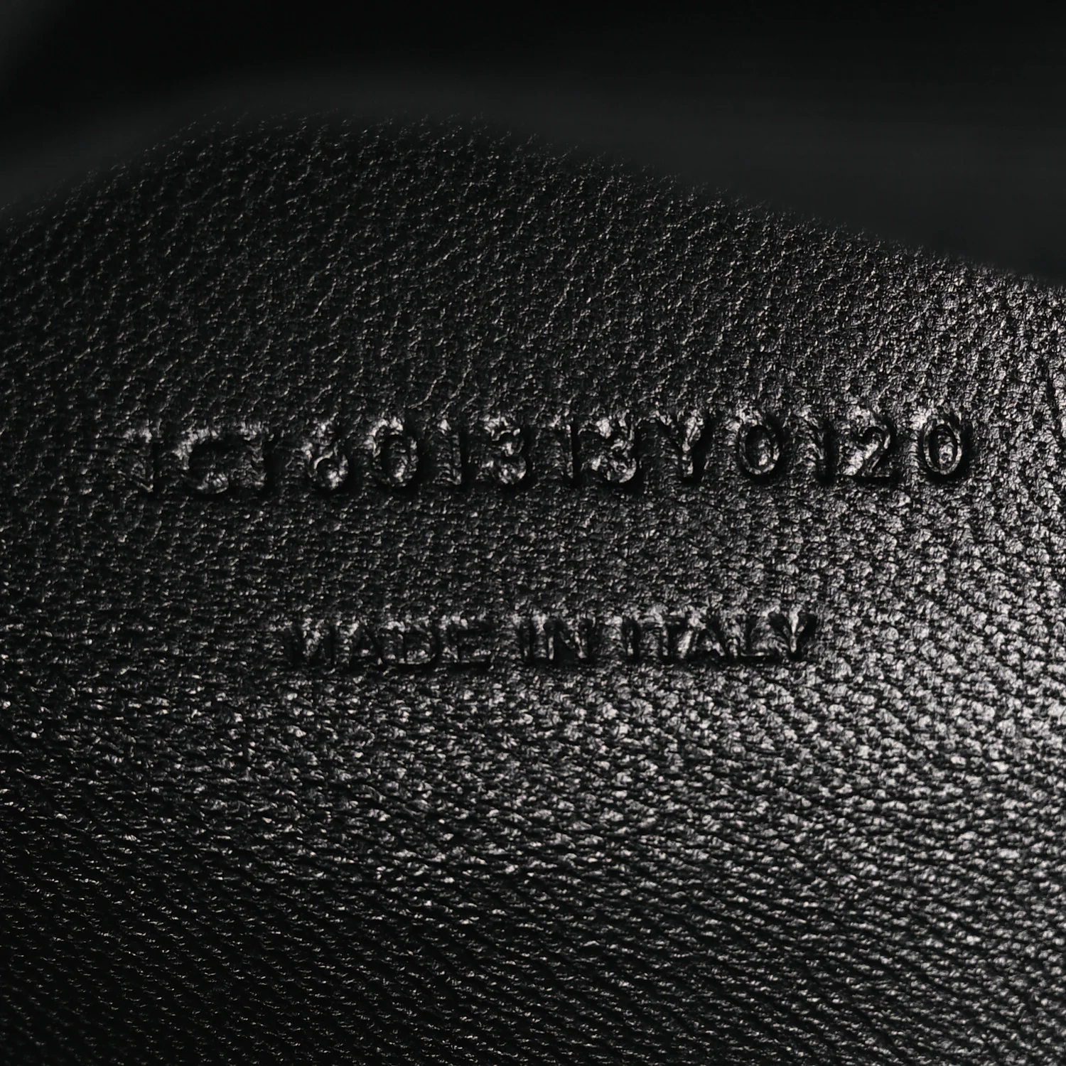 Calfskin Crocodile Embossed West Hollywood Monogram Fold Over Clutch Black - Top Club