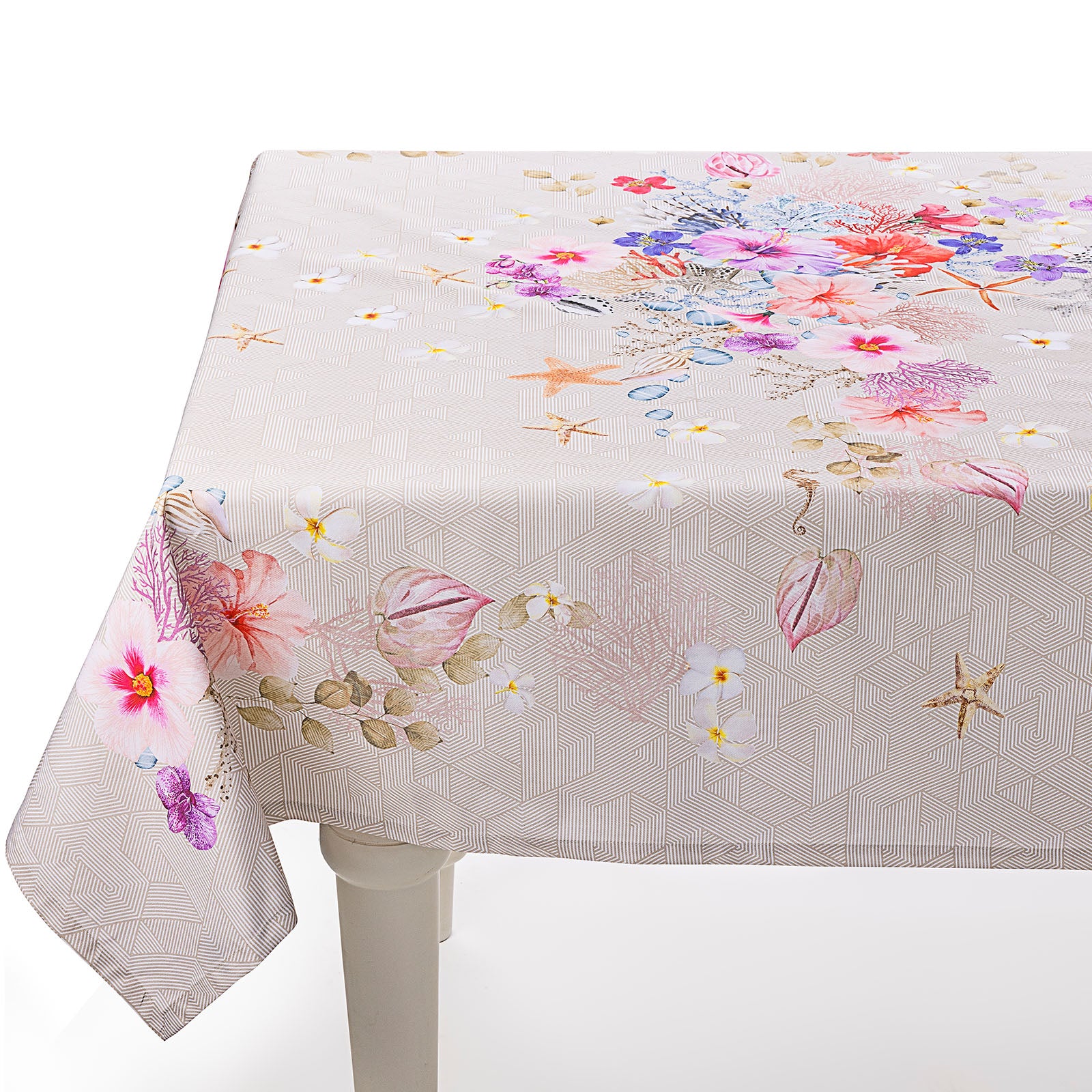 Tovaglia In Cotone Caraibi Cm. 150X240 Unica Caleffi