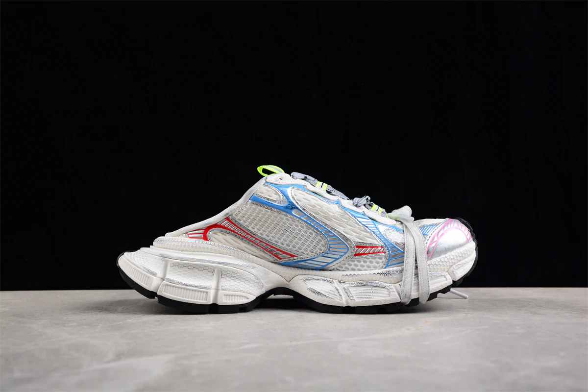 Balenciaga 3XL Mule – White/Multicolor - Sneaker Replica Workshop