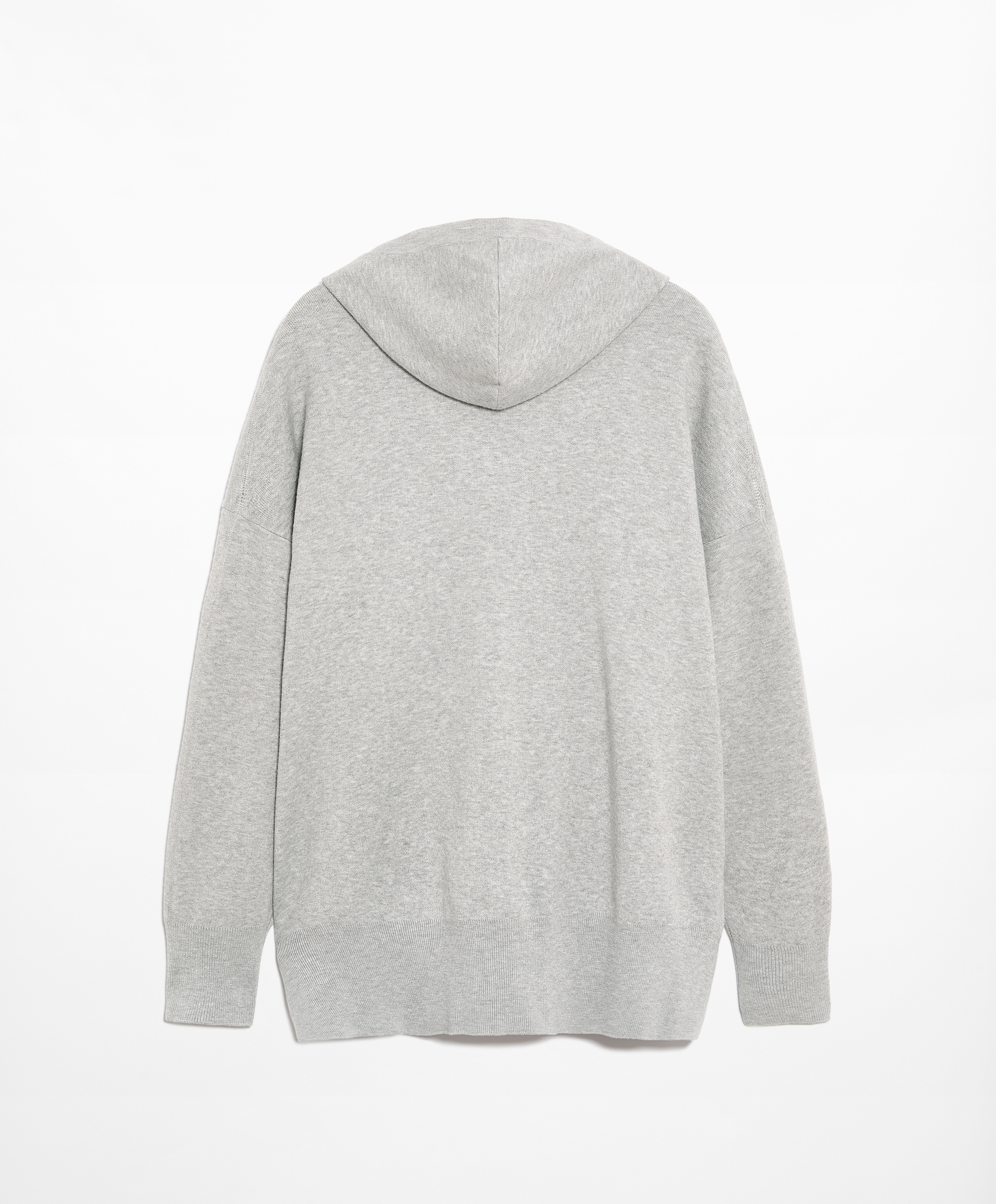OYSHO Zipped knit hooded jacket