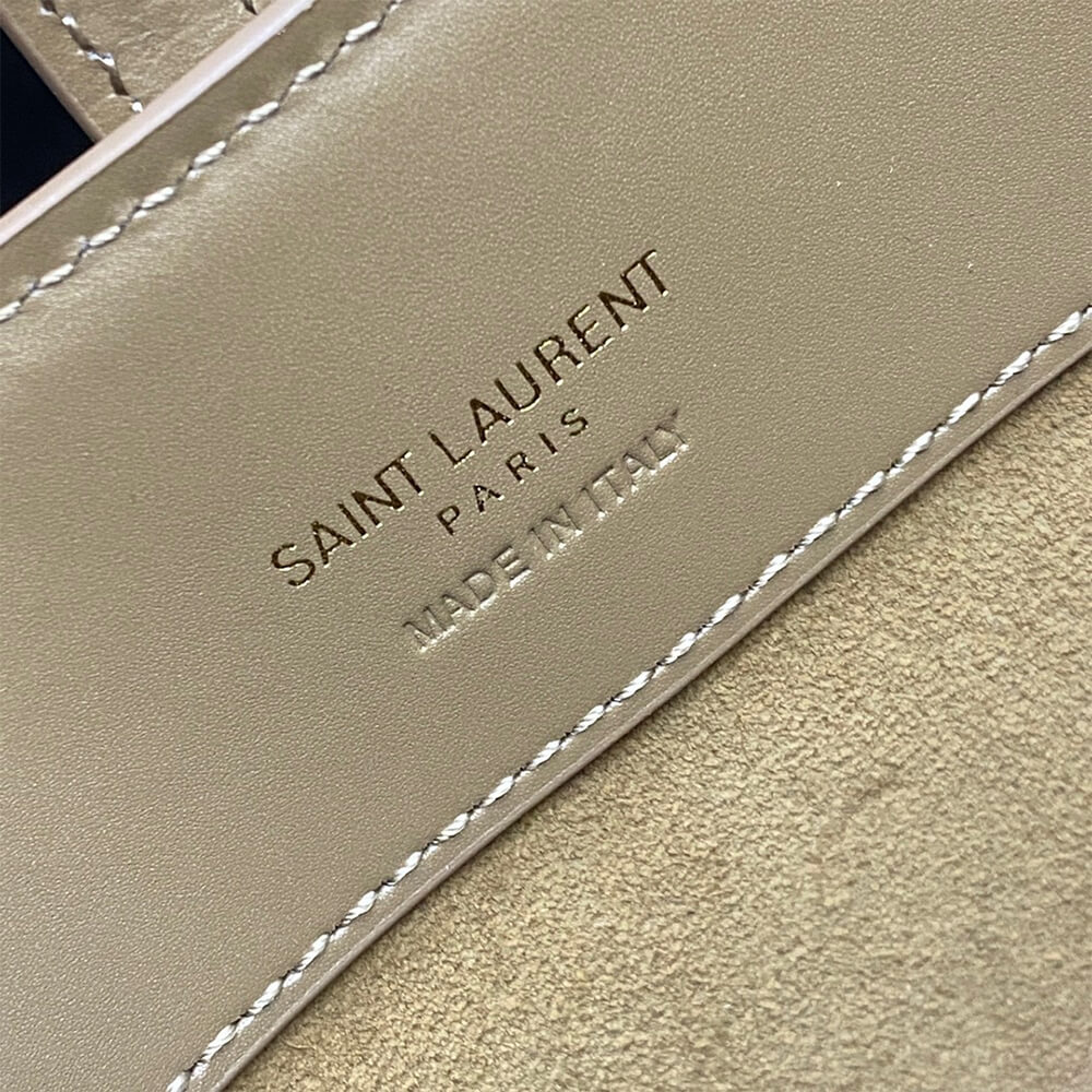 YSL LE 37 mini in shiny leather - Top Club