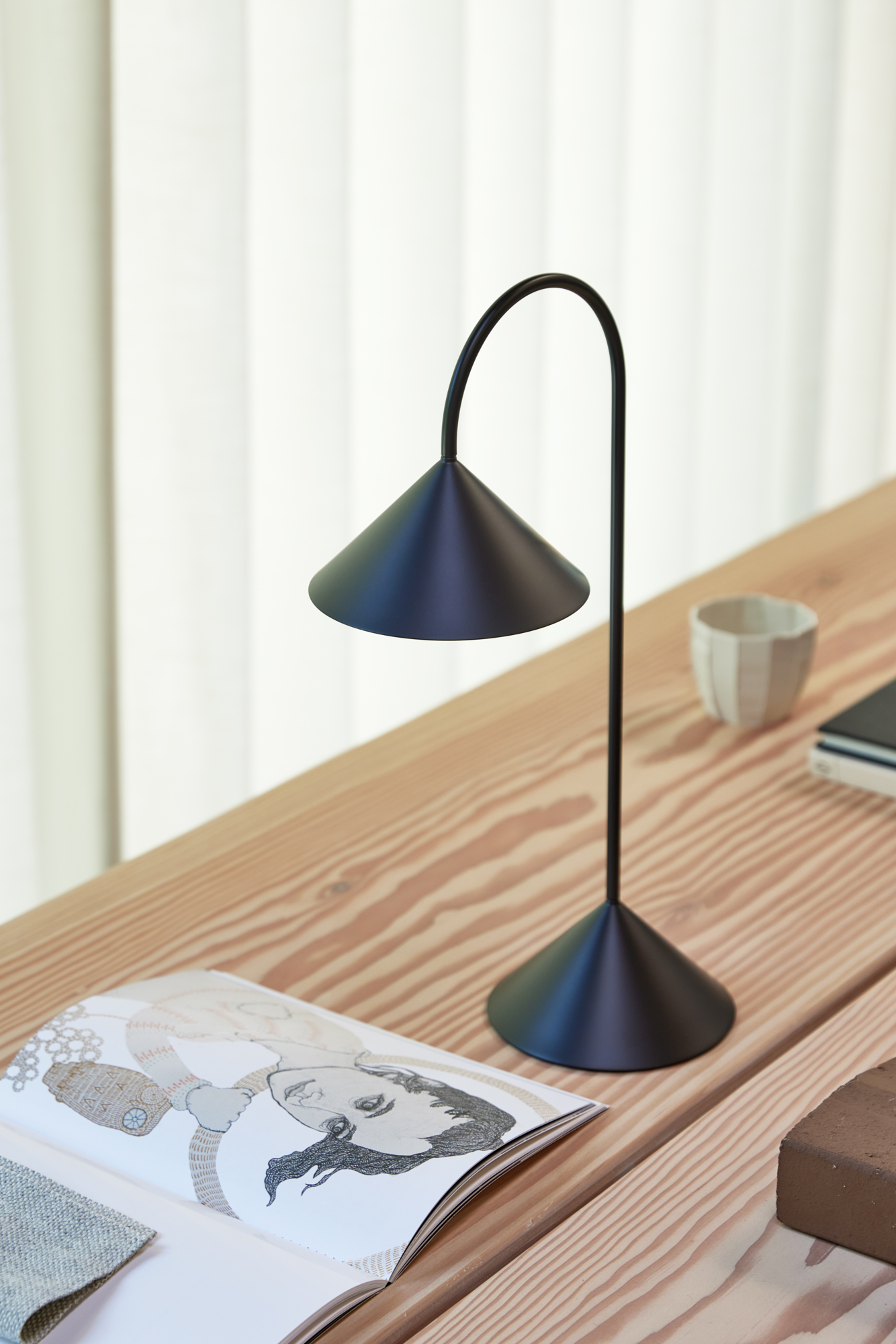 Tafellamp Grasp black