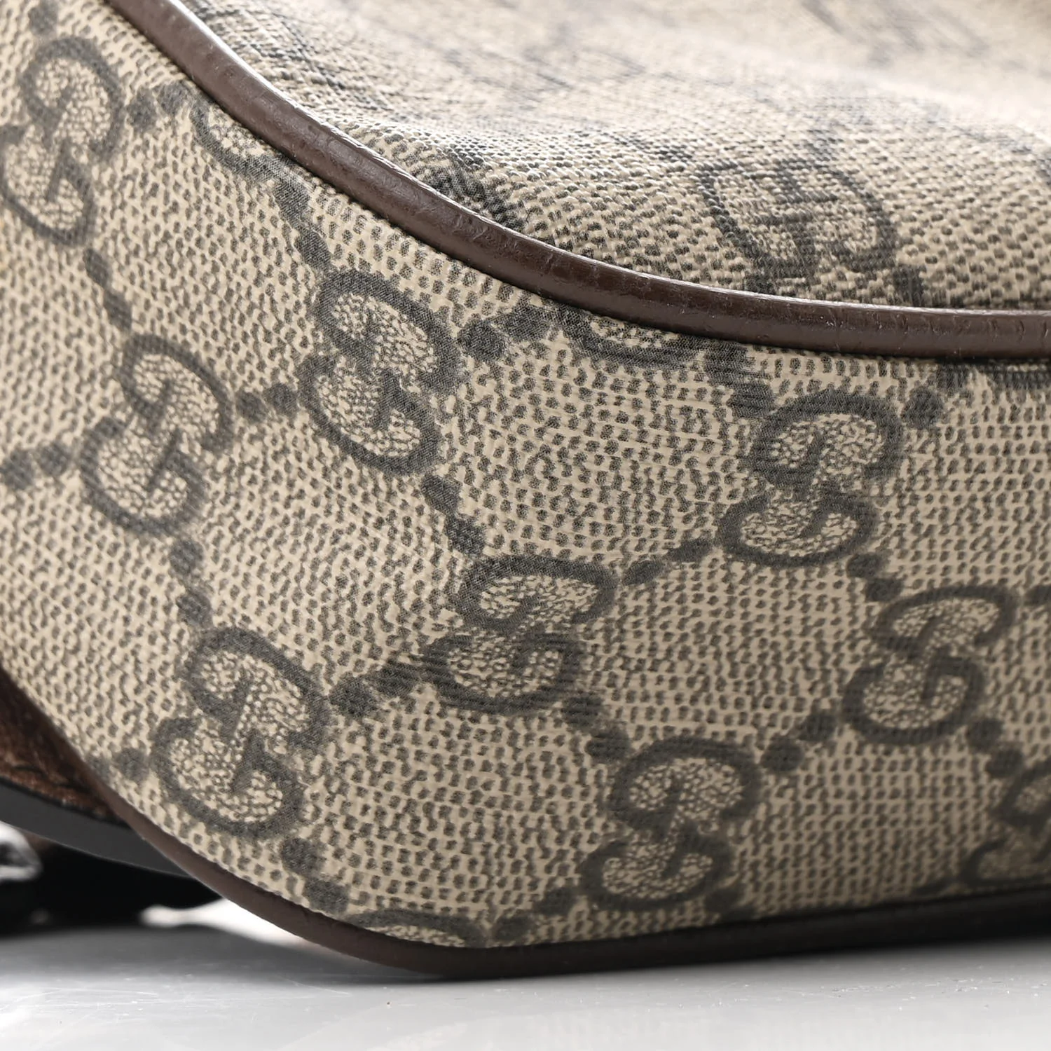Soft GG Supreme Monogram Medium Ophidia Belt Bag Dark Brown - Top Club