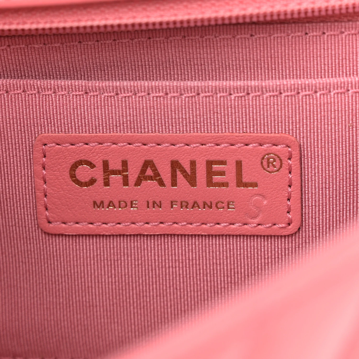 Calfskin Chevron Quilted Mini Statement Flap Pink - Top Club
