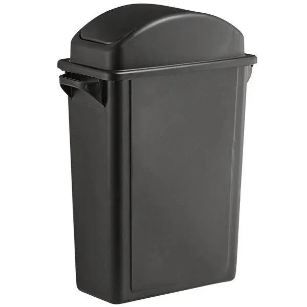 23 Gallon Trash/Recycling Can Gray, Stackable, Crack Resistant - Victorias Cleaning and Janitor