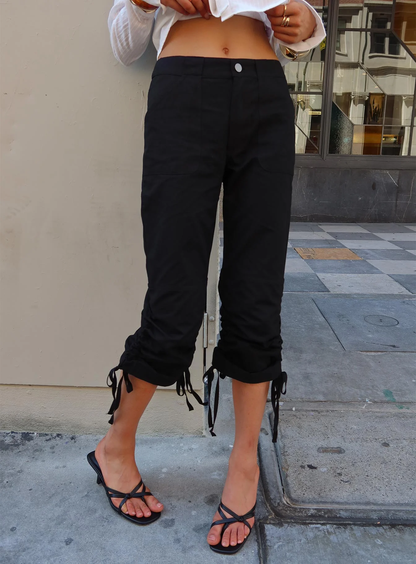 Hot Rod Capri Pant Black