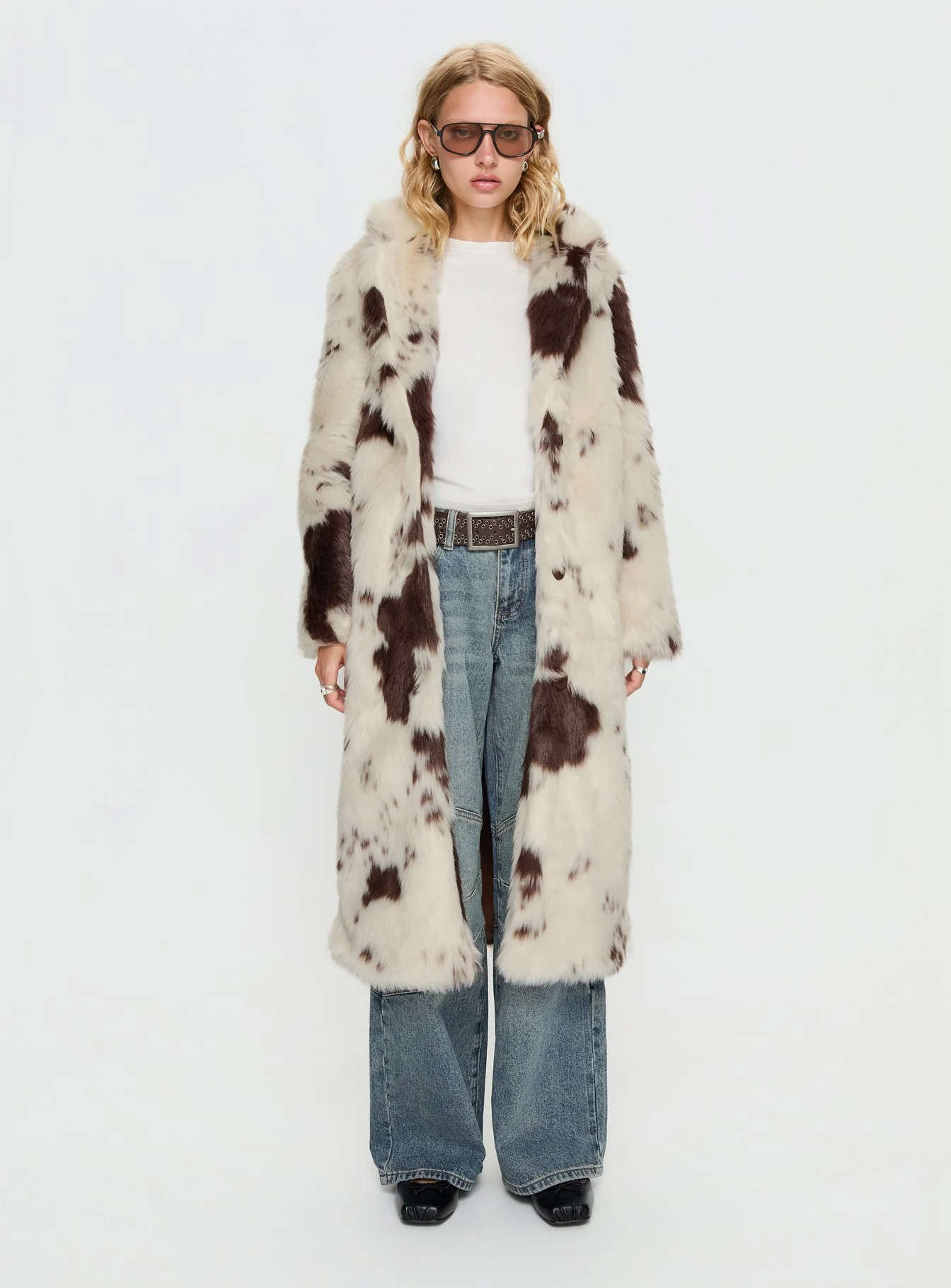 Winter Breeze Faux Fur Coat Multi