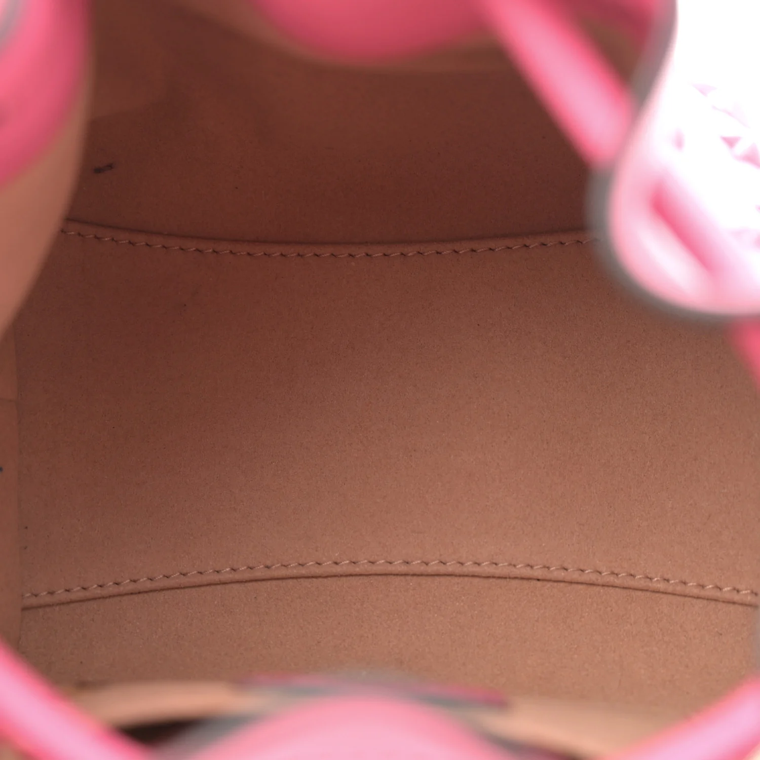 Calfskin Star Studded Bon Bon Bucket Bag Candy Pink - Top Club