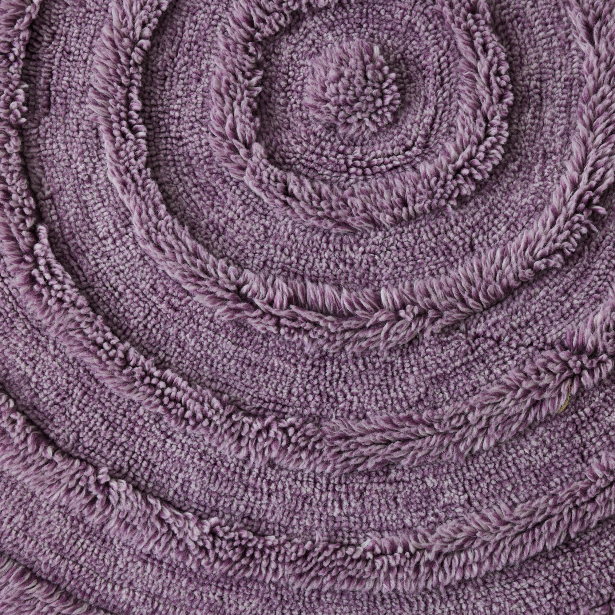 Vloerkleed Round Woolen Ø150 cm lilac