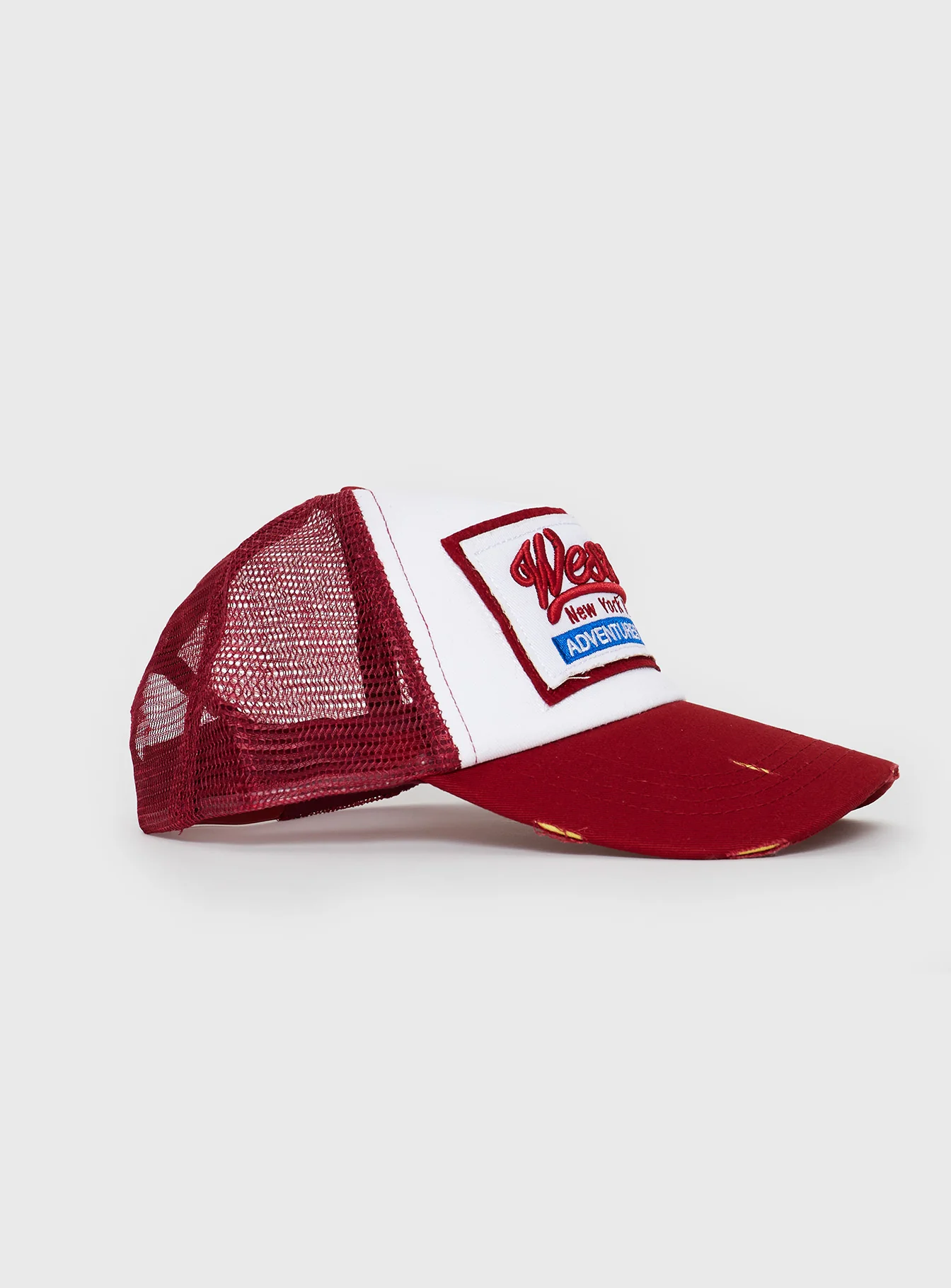 Adventures Trucker Hat Burgundy