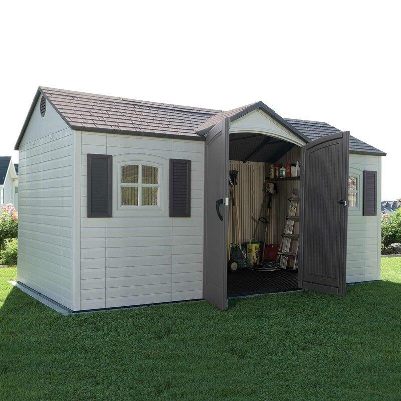 Side Entry 15 ft. W x 8 ft. D Plastic Storage Cup