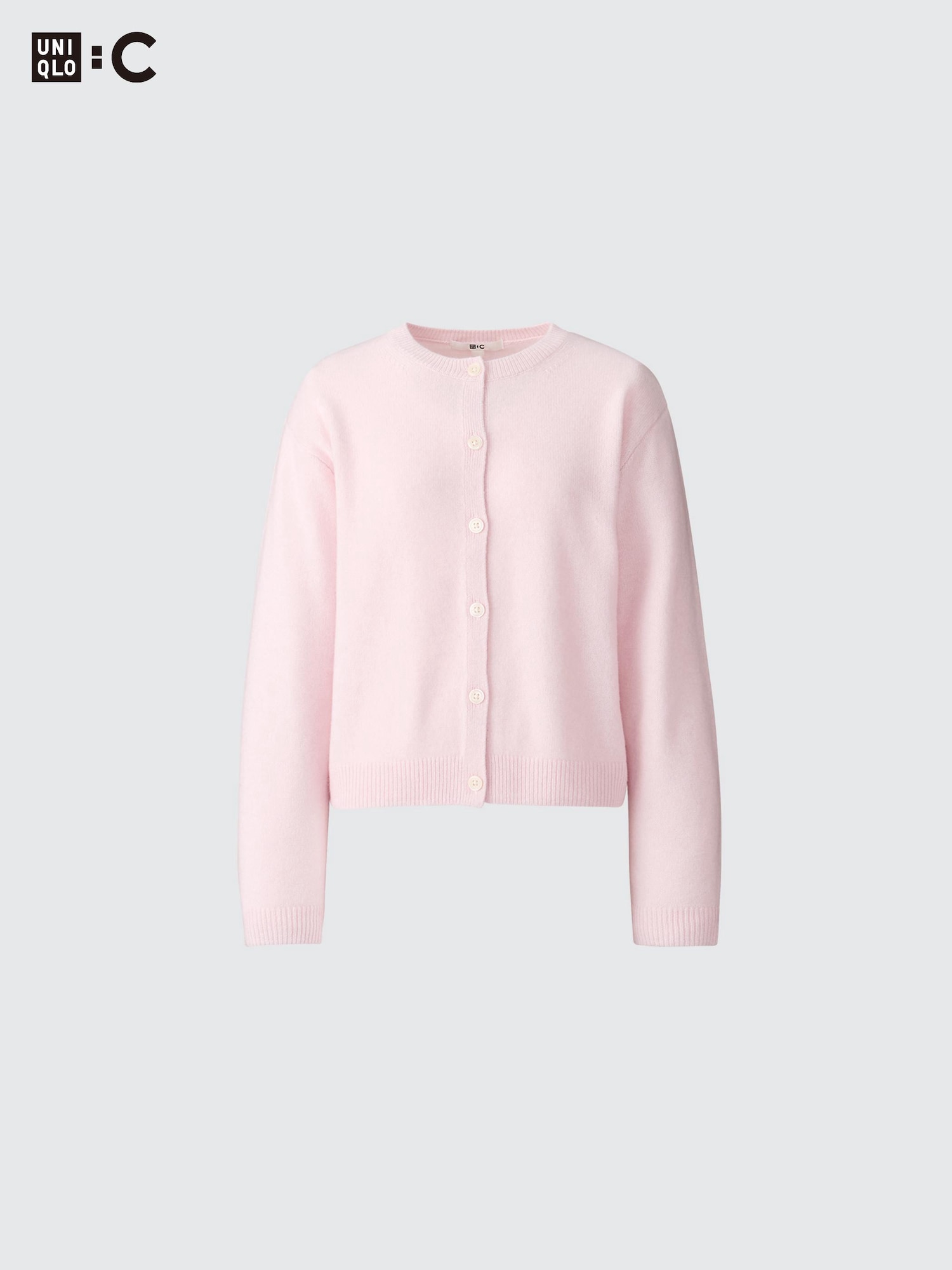UNIQLO : C 100% Cashmere Crew Neck Short Cardigan