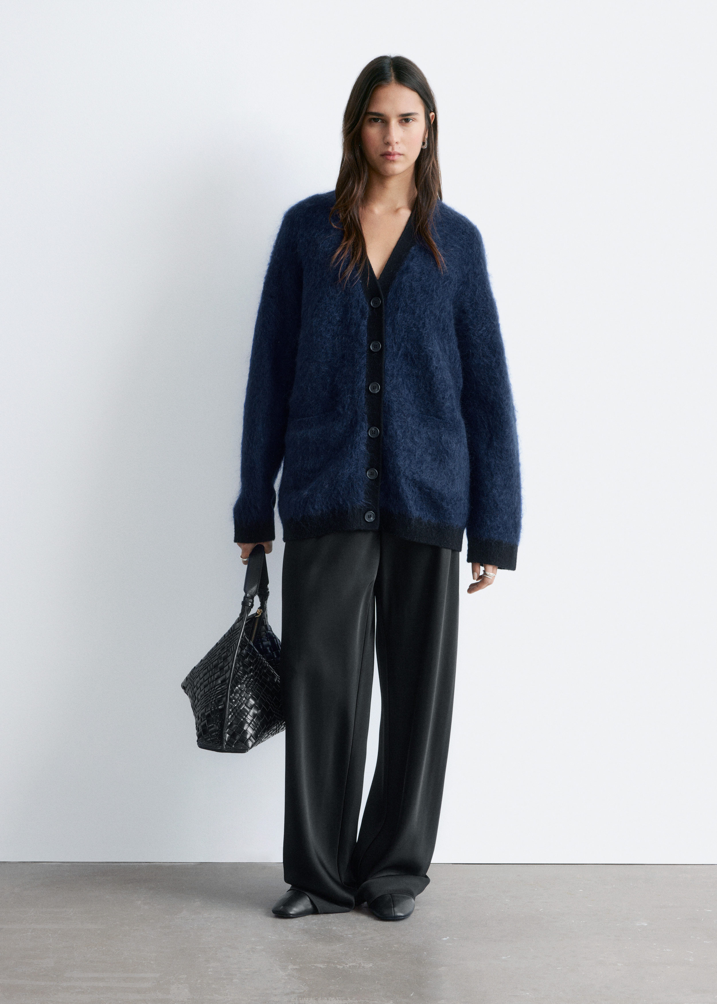 & Other Stories OVERSIZED MOHAIR-BLEND CARDIGAN