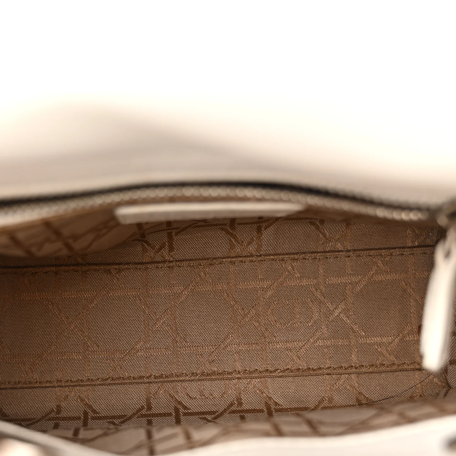 Lambskin Cannage Mini Lady Dior White - Top Club