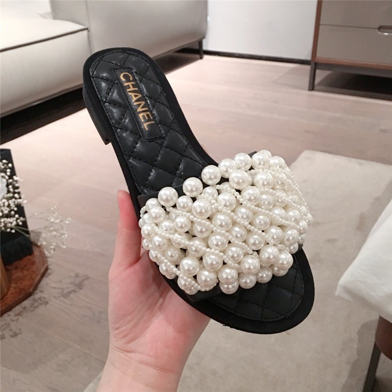 Chanel Dupe Shoes sandals with pearls - Sneaker Replica Workshop