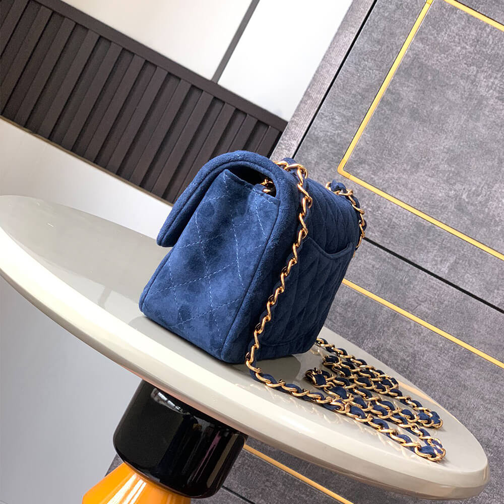 CHANEL SUEDE MINI FLAP BAG(HIGH-END GRADE) - Top Club