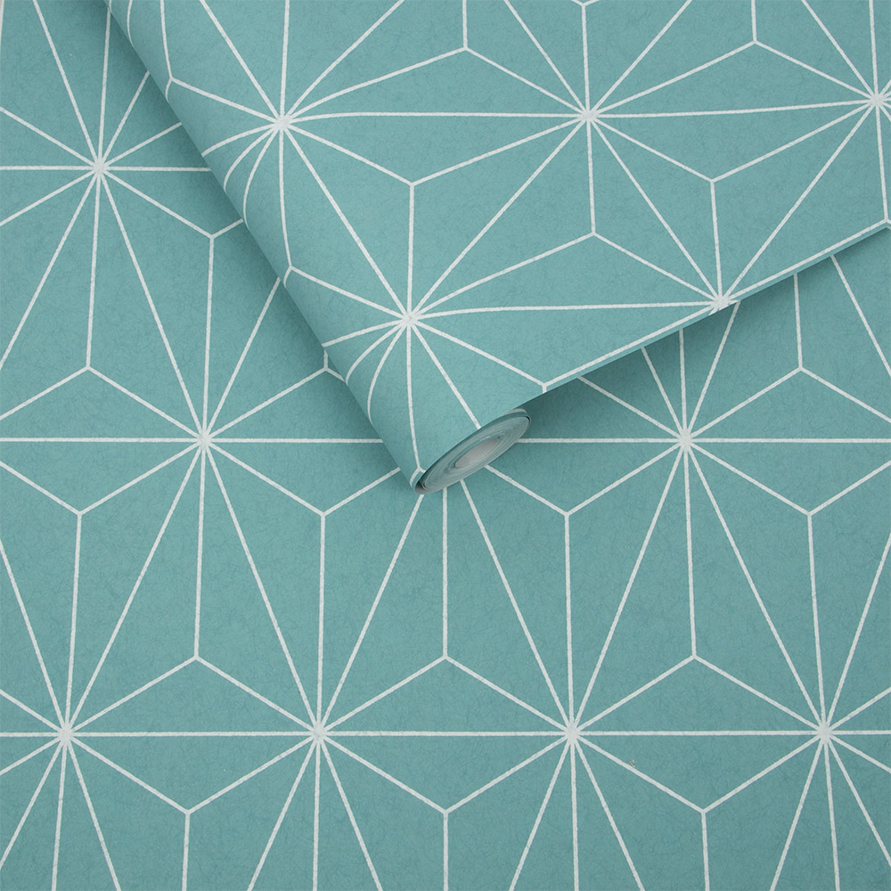 Graham & Brown  vliesbehang  Prism Mint Graham & Brown  vliesbehang  Prism Mint