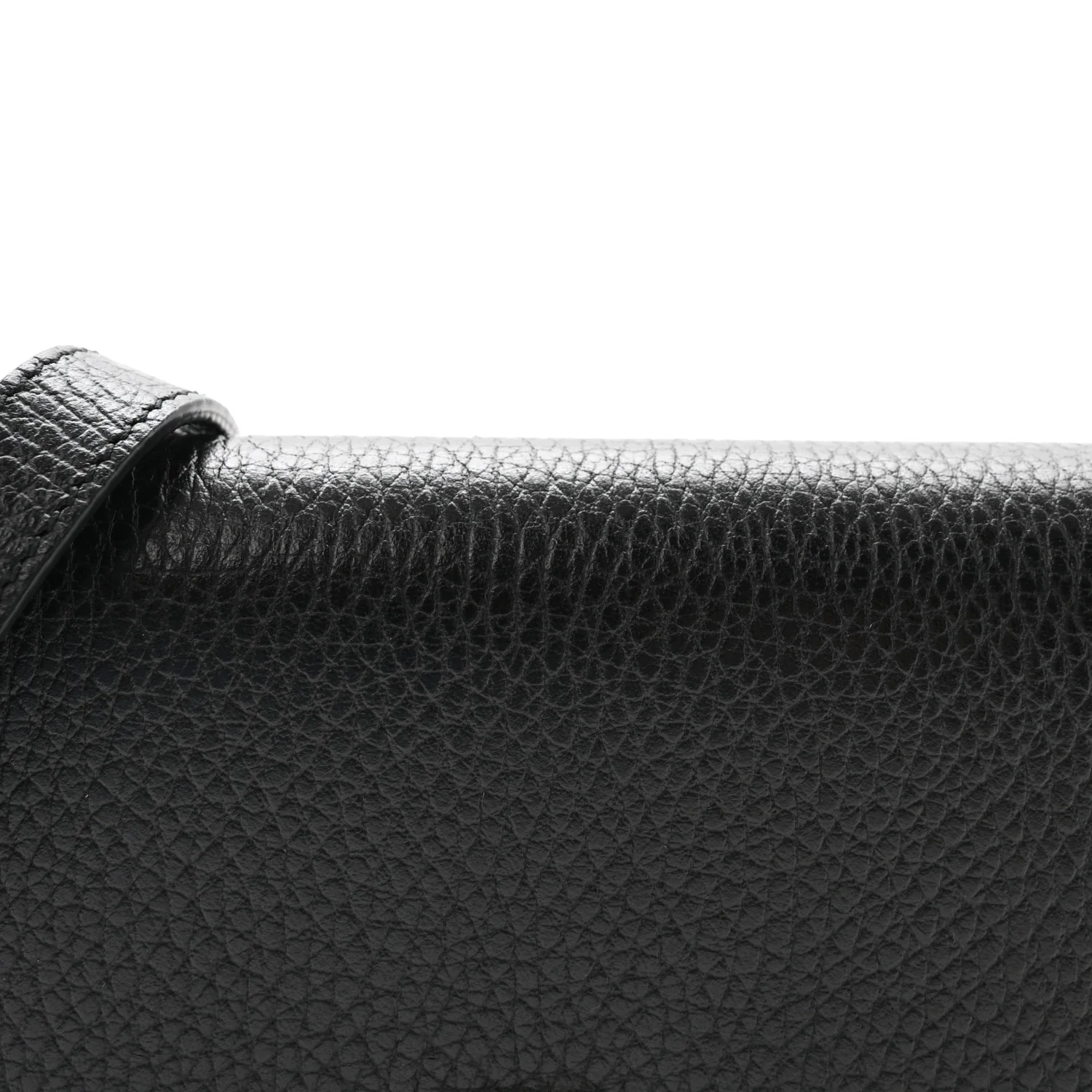 Dollar Calfskin Interlocking G Chain Wallet Black - Top Club