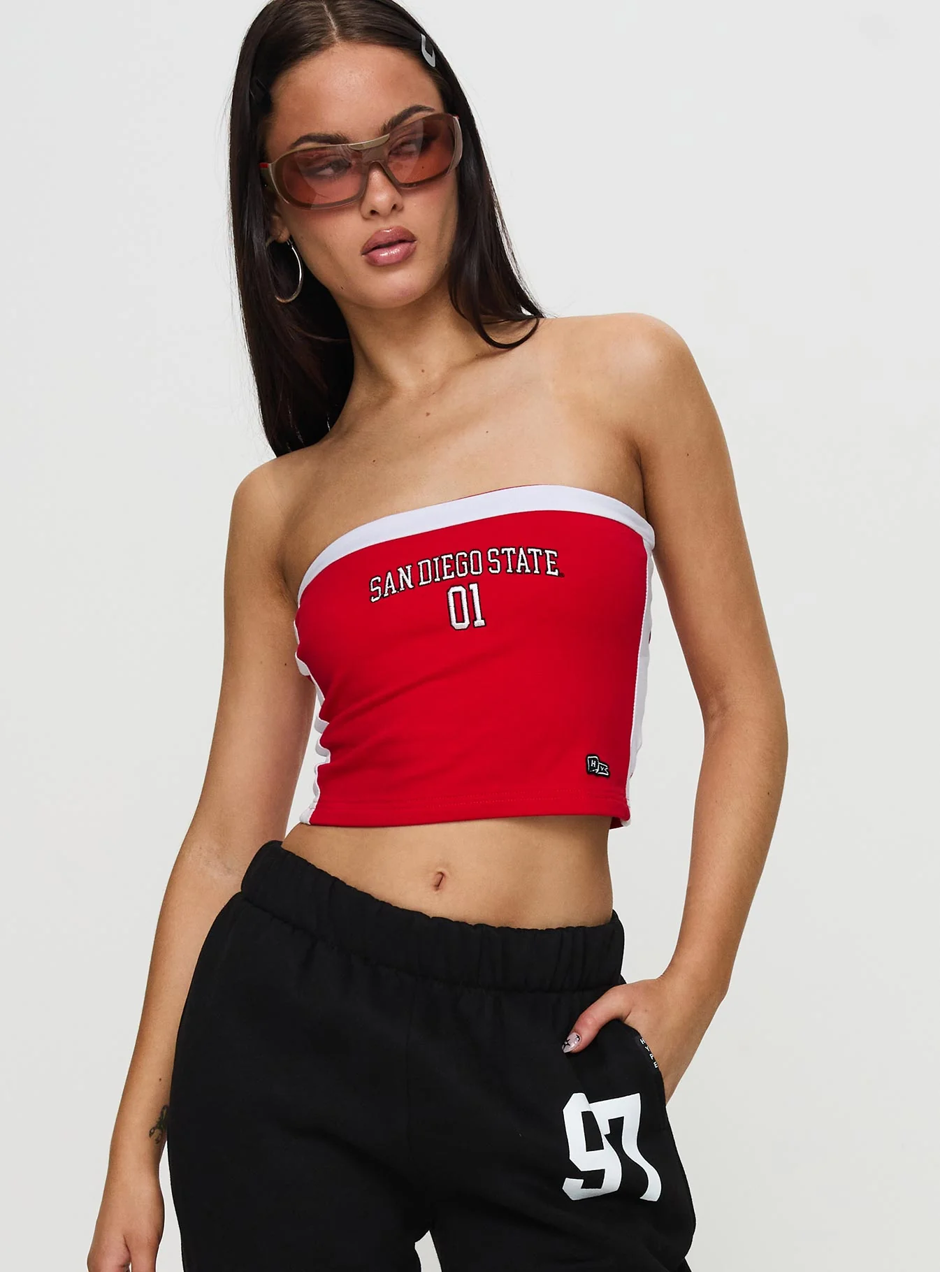 SDSU All Star Tube Top Red