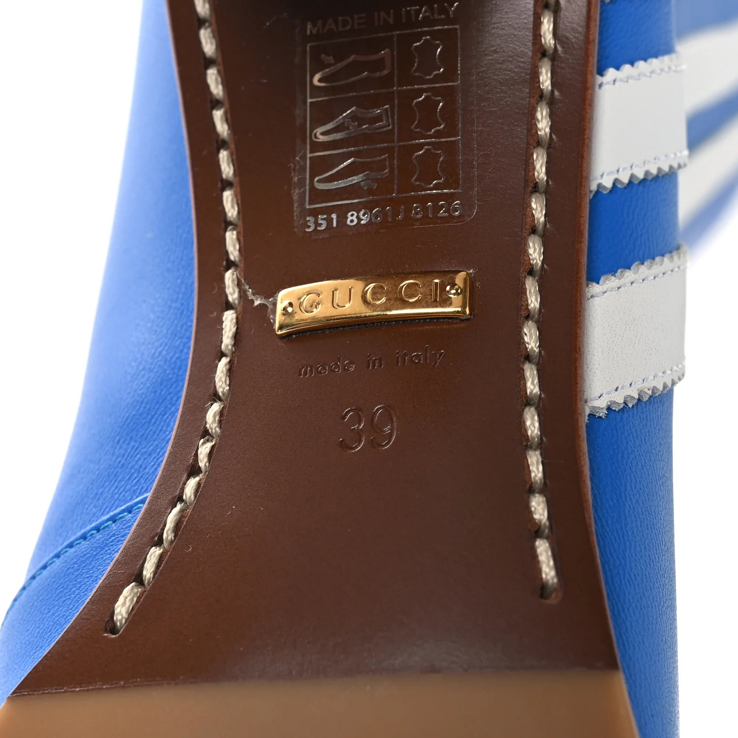 X ADIDAS Calfskin Elizabeth Knee Boots 39 Blue - Top Club