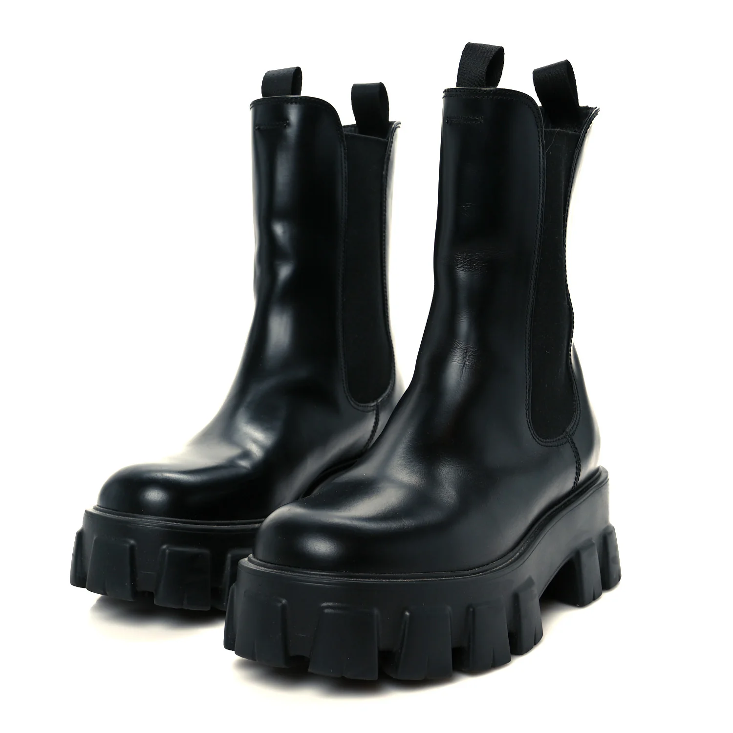 Spazzolato Rois Monolith Chelsea 55mm Tall Boots 38 Black - Top Club