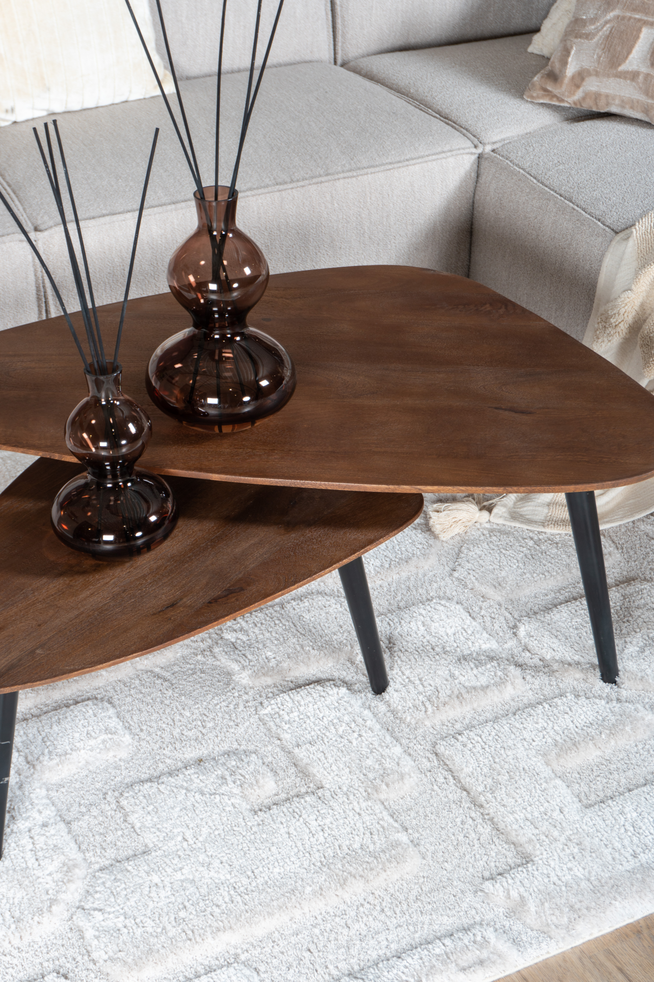 Vloerkleed Liana Creme 200 x 290 cm